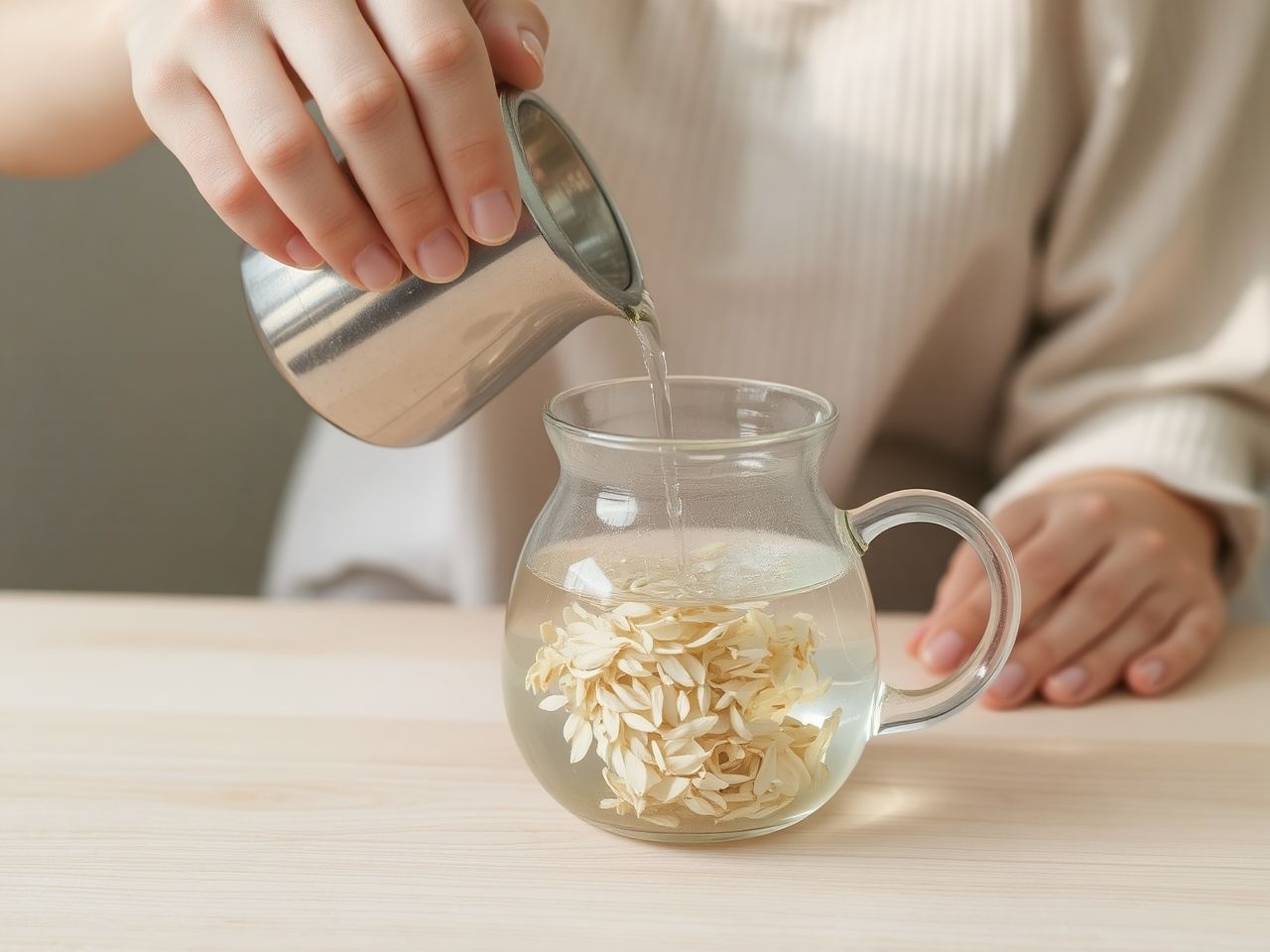 A tökéletes fehér tea áztatási ideje 2-3 perc.