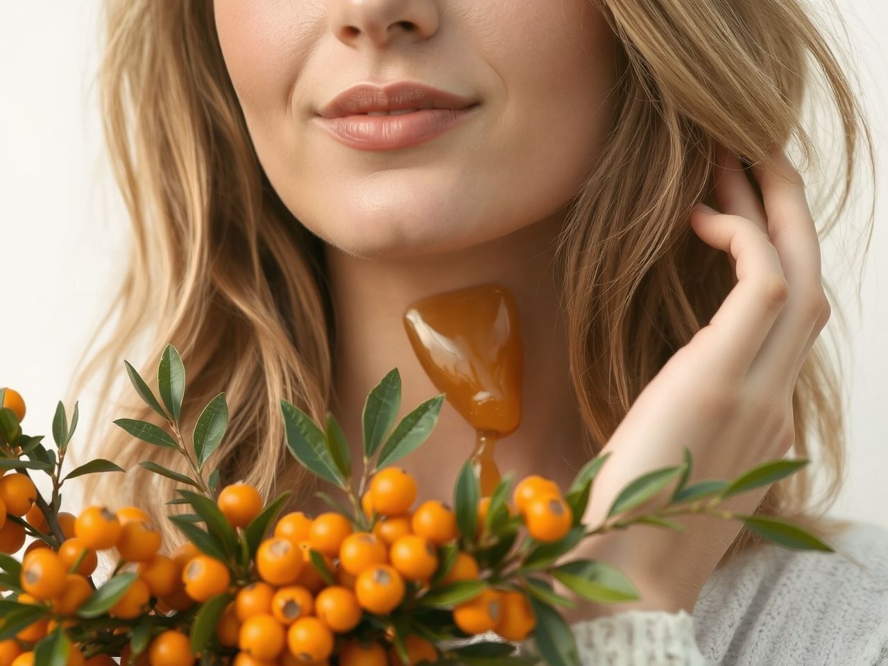 A homoktövis gazdag antioxidáns, gyorsítja a bőr regenerációját.