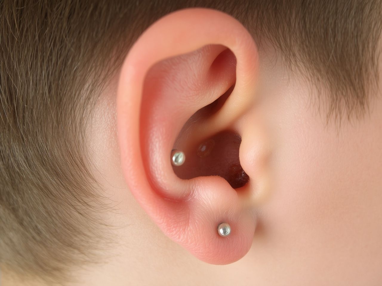 A keloid képződés tragus piercing után maradandó esztétikai probléma lehet.