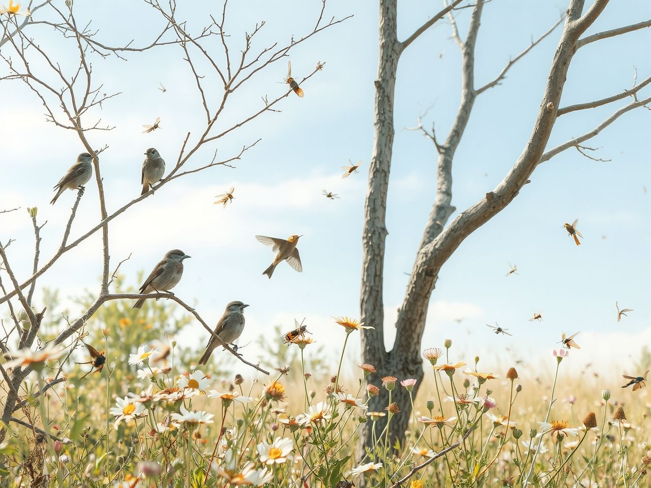 Az 5G sugárzás csökkentheti madarak és rovarok populációit.