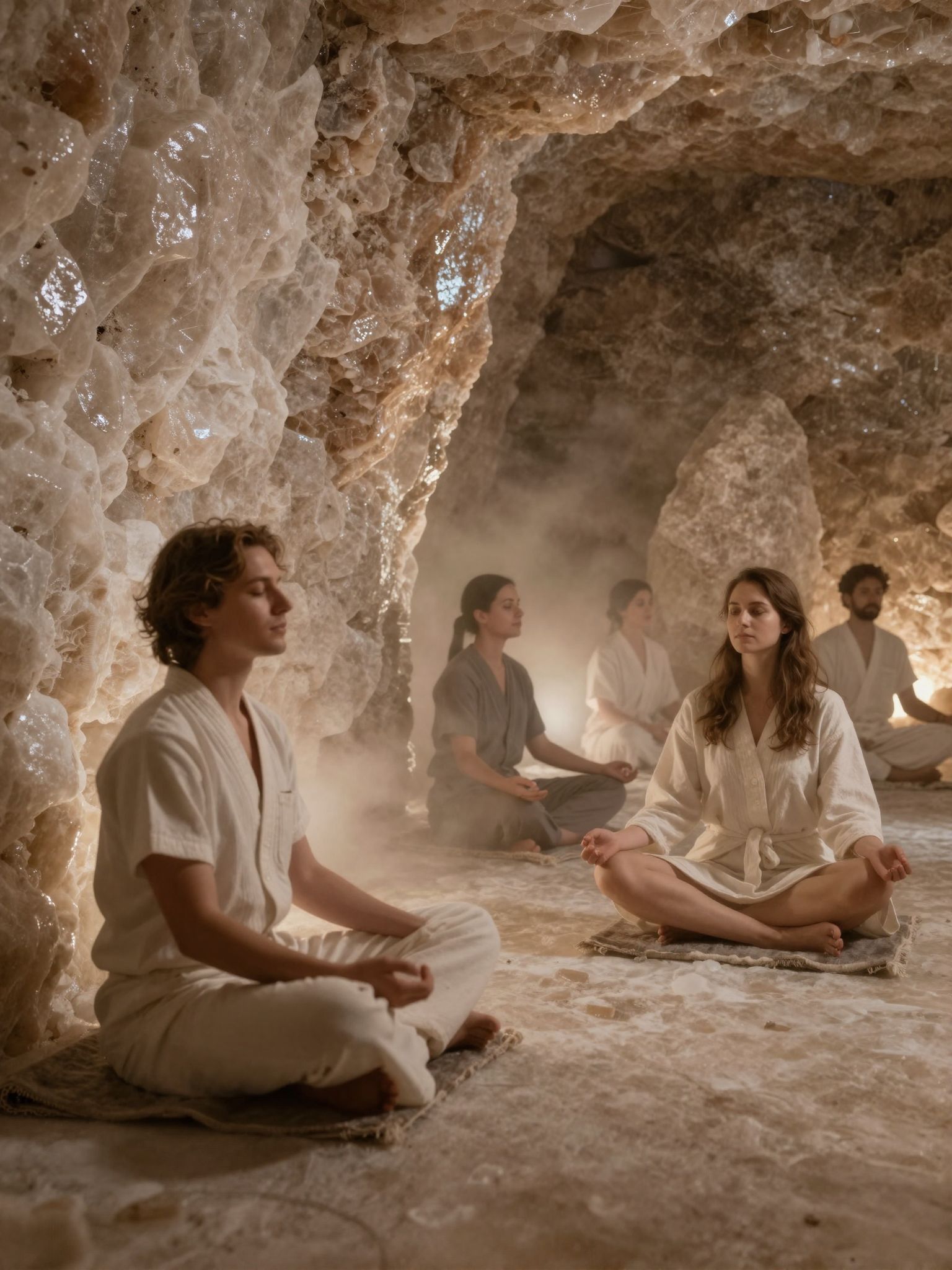 A sóbarlangok nedves levegője segíti a légzés javítását.