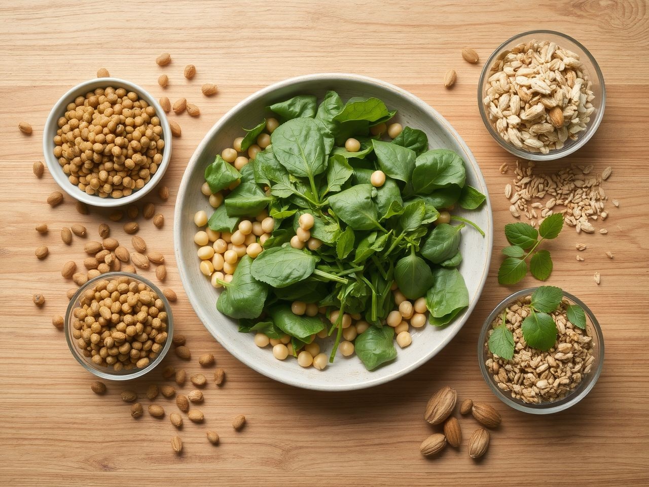 A molibdén megtalálható a hüvelyesekben és teljes kiőrlésű gabonákban.