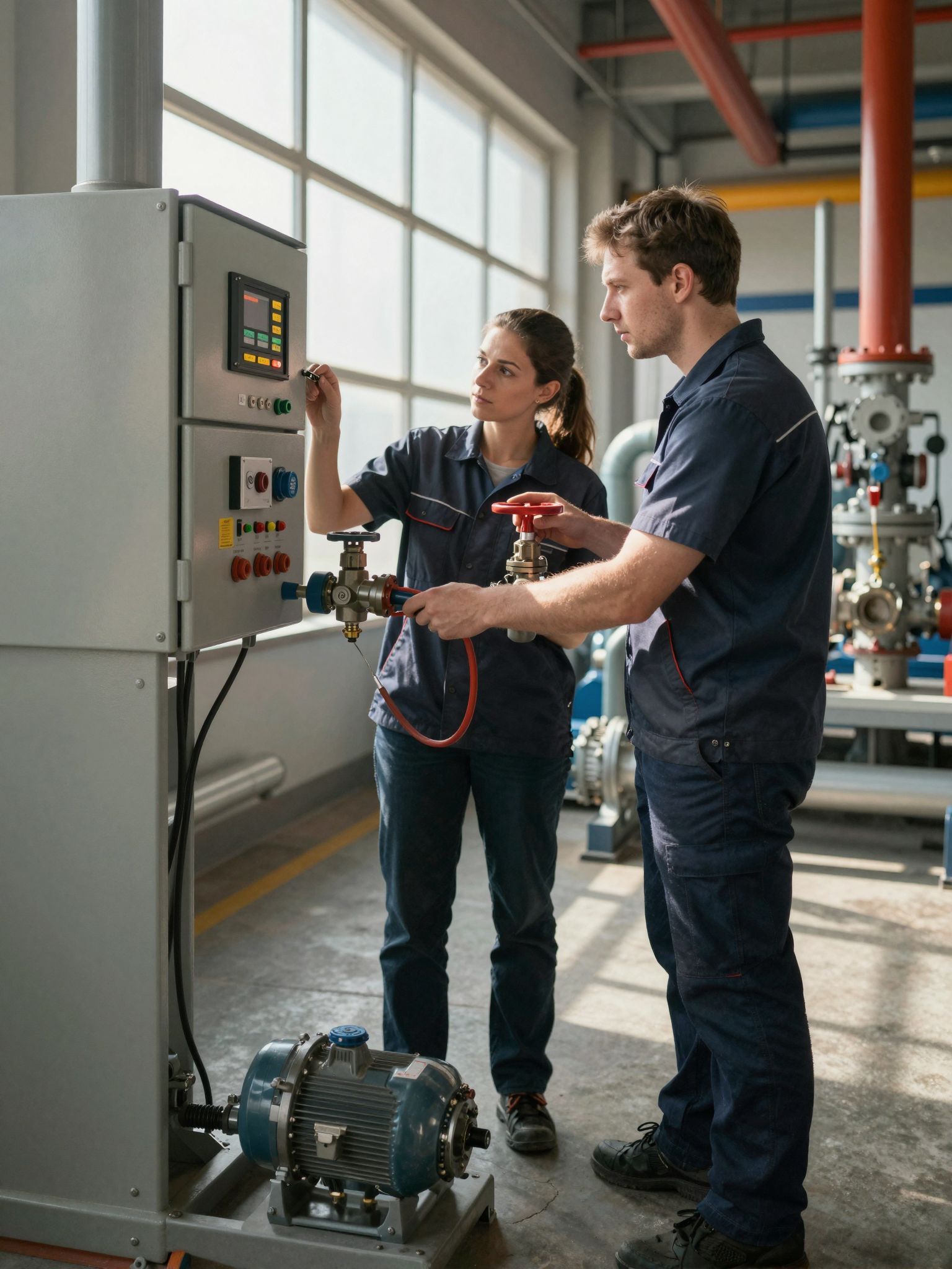 A motoros váltószelepek precíz beállítást igényelnek a hatékonysághoz.