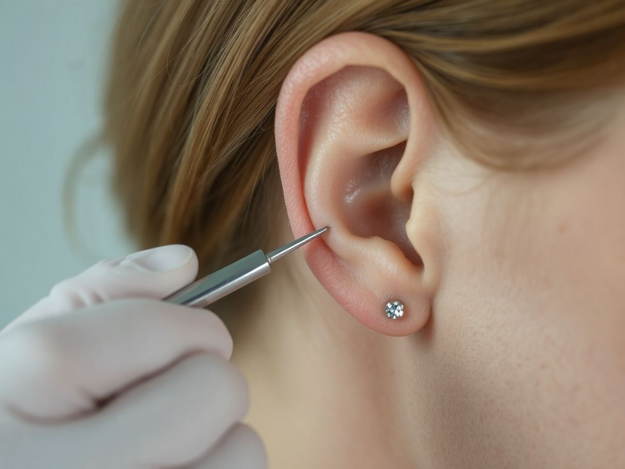 Az orvosi vizsgálatok során a tragus piercing akadályozhatja a képalkotást.