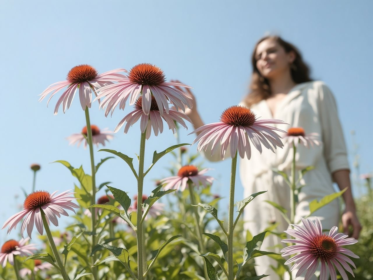 Az echinacea fokozza a szervezet természetes védekezőképességét hatékonyan.