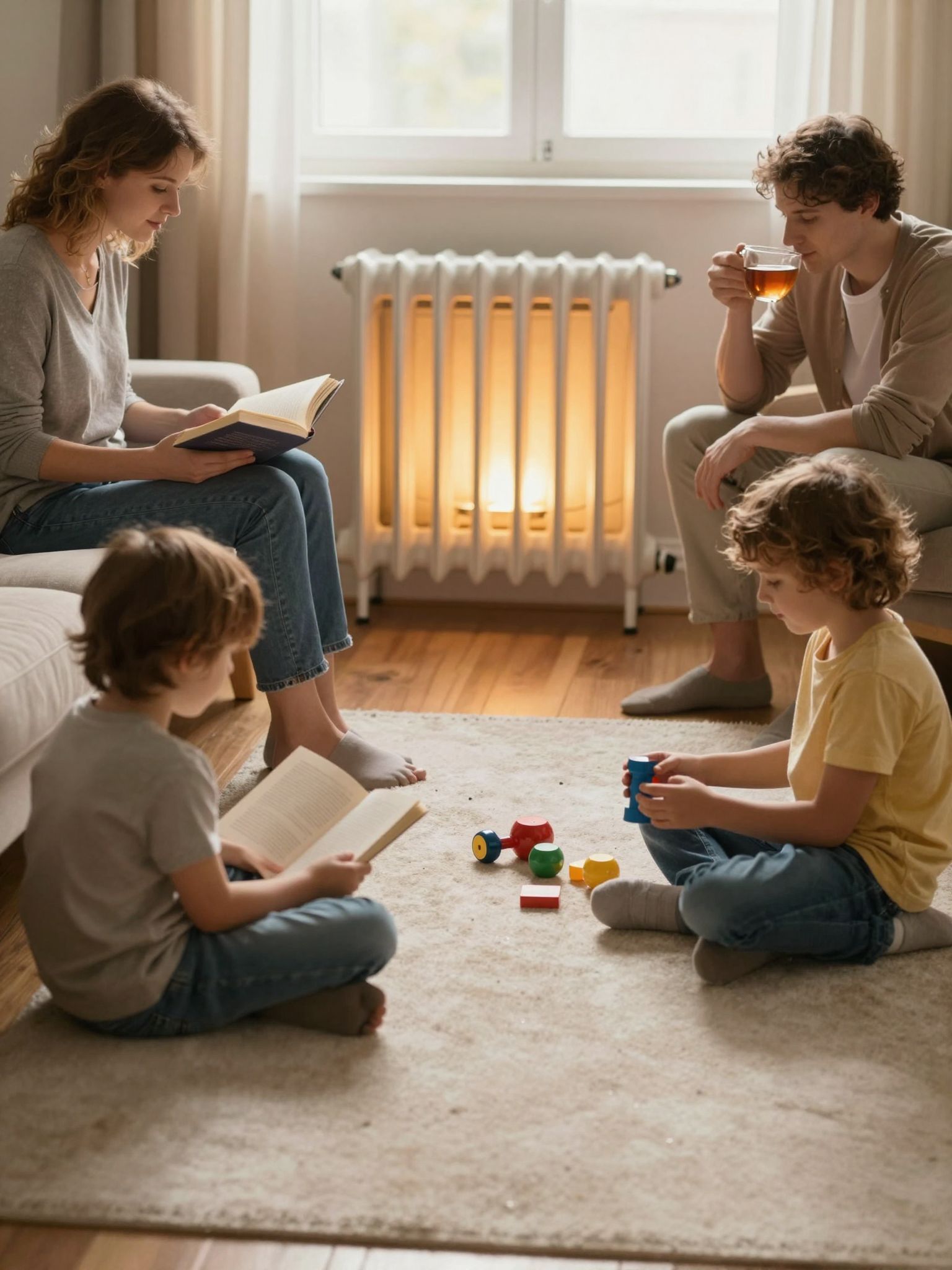 Az olajradiátorok egyenletes hőt biztosítanak, ellentétben más megoldásokkal.