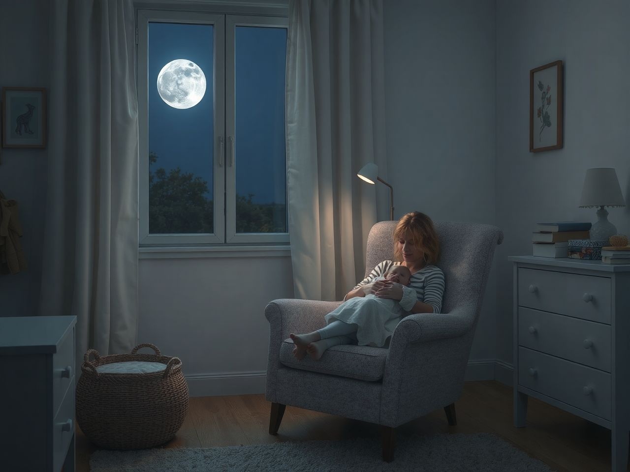 Teliholdkor fokozott nyugtalanság: extra esti rutin segíthet.