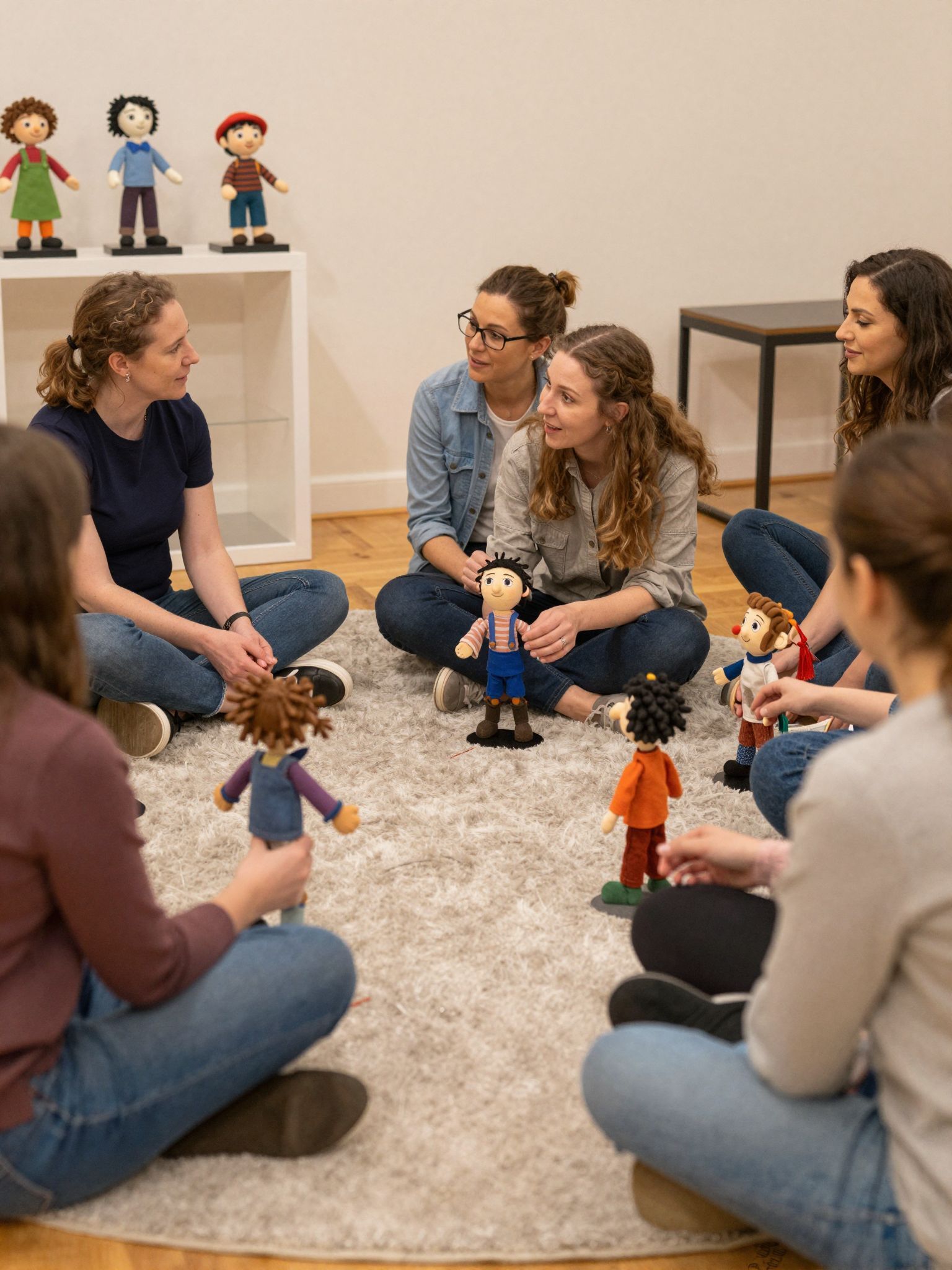 A bábozás csökkenti a szorongást és fokozza az önbizalmat.