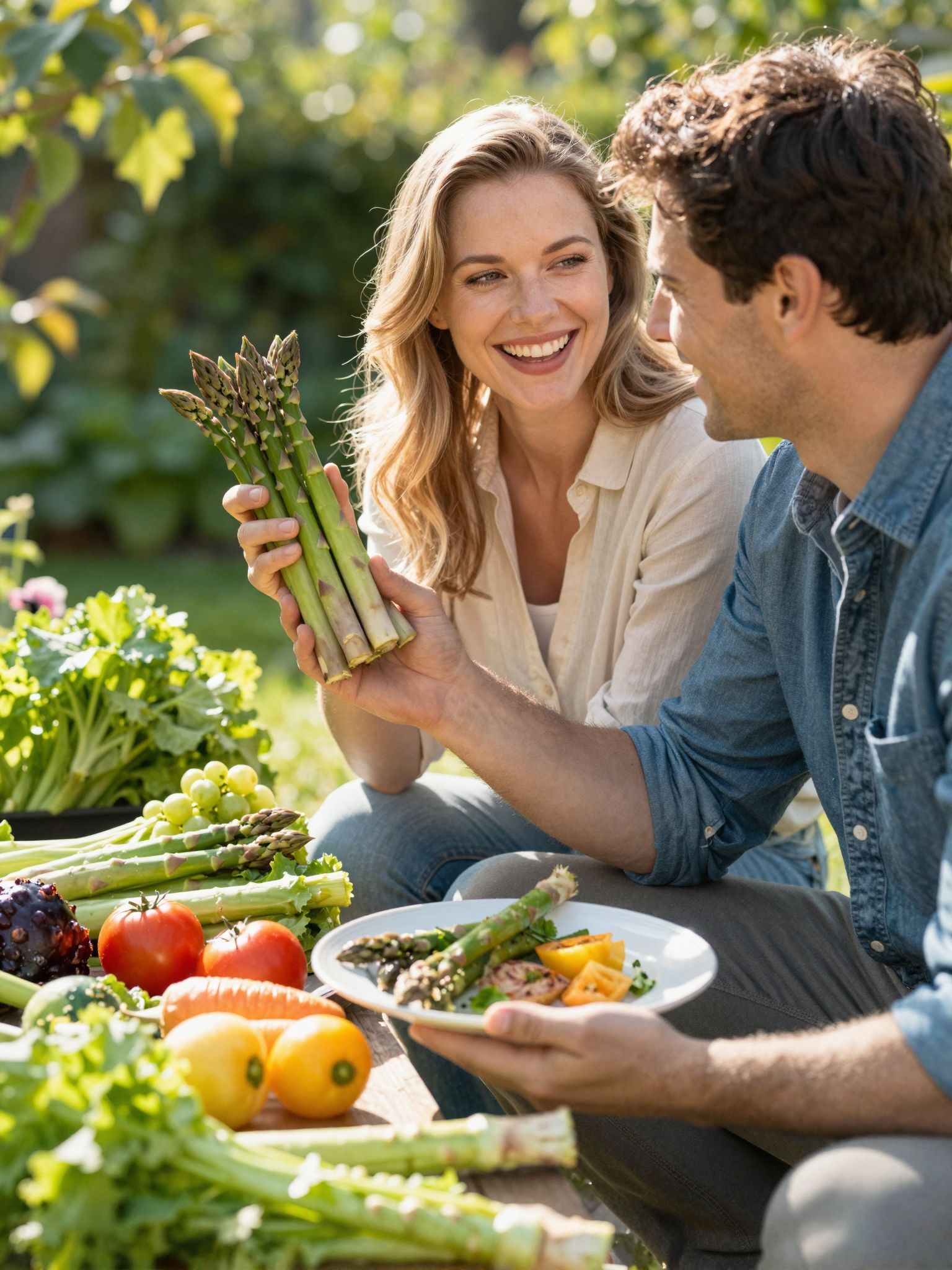 A spárga alacsony kalóriatartalmú és gazdag rostforrás.