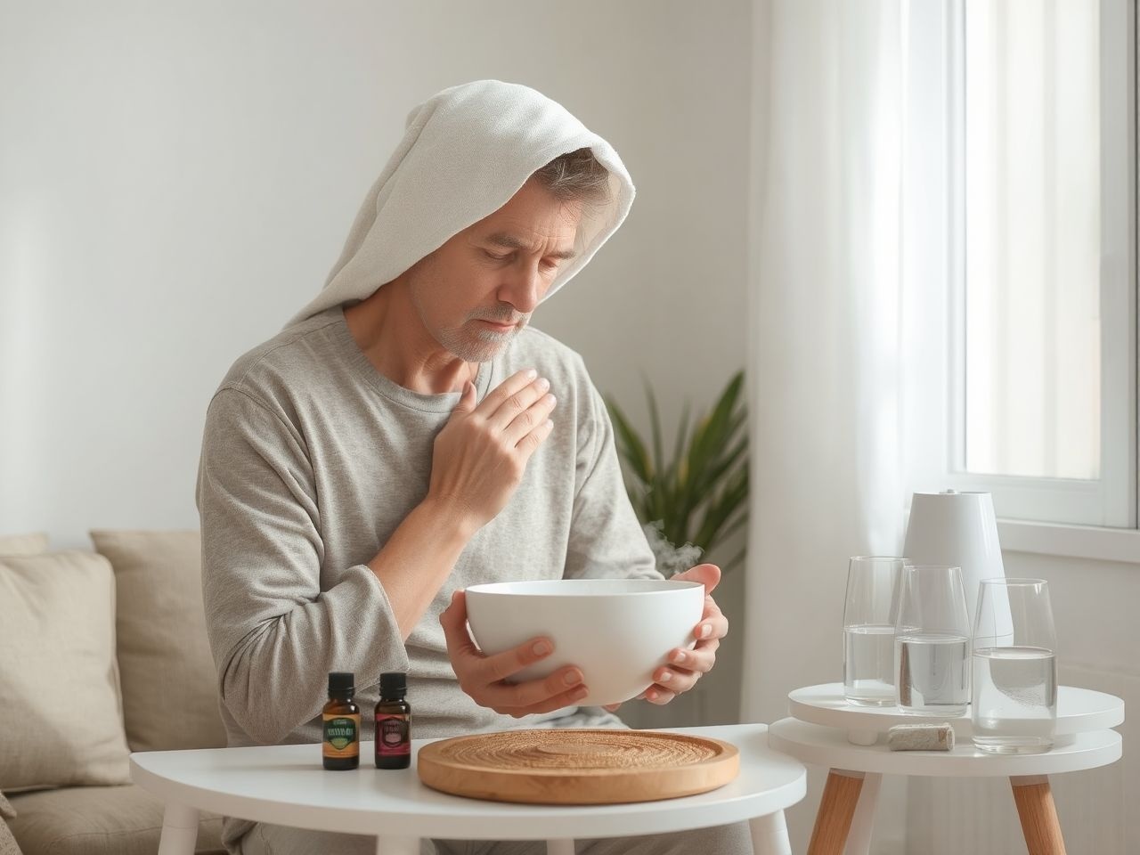 Az inhalálás segít a légutak gyorsabb tisztulásában és nedvesítésében.