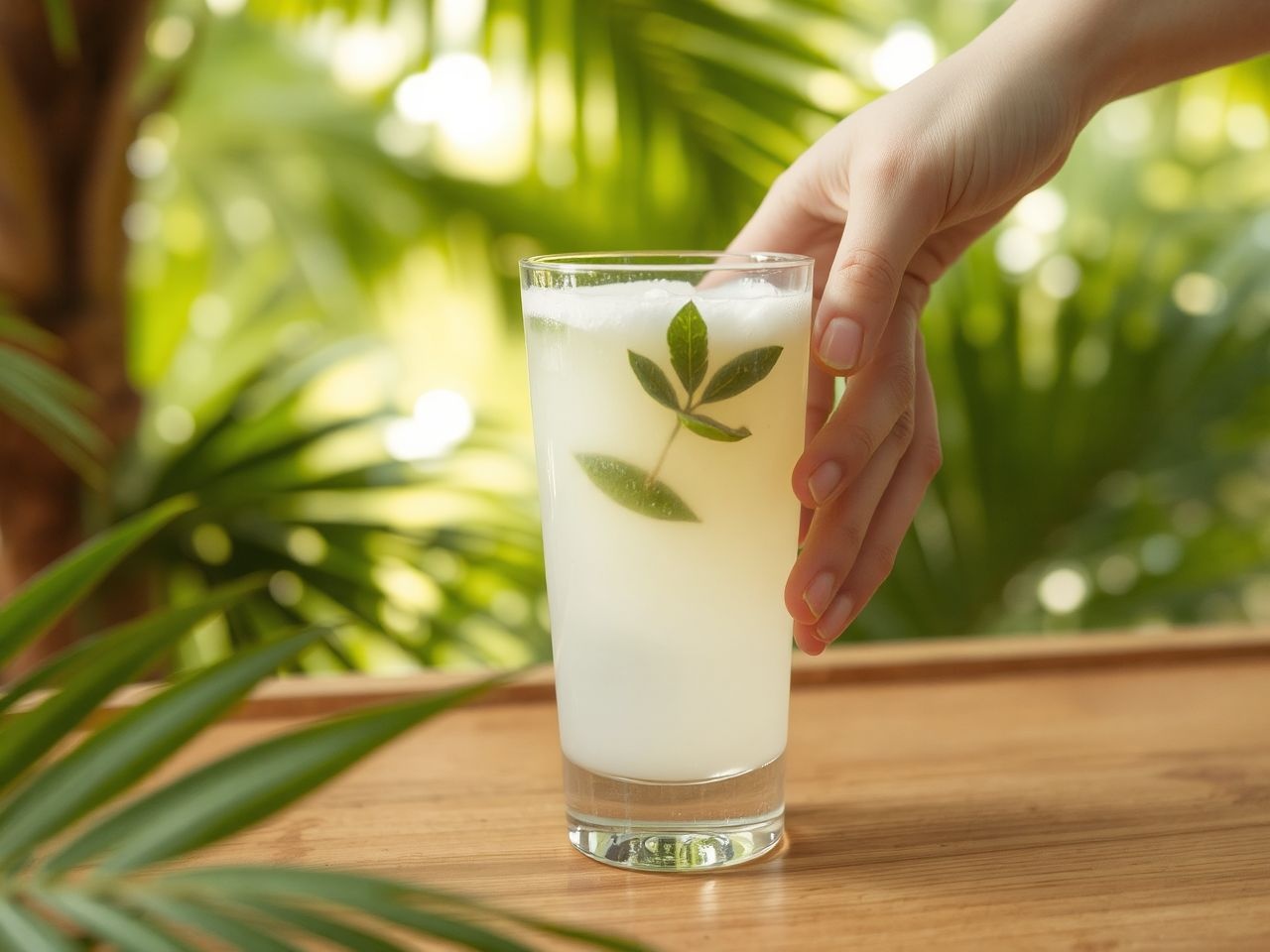 A kókuszvíz segít csökkenteni a stresszt és tisztítja az elmét.