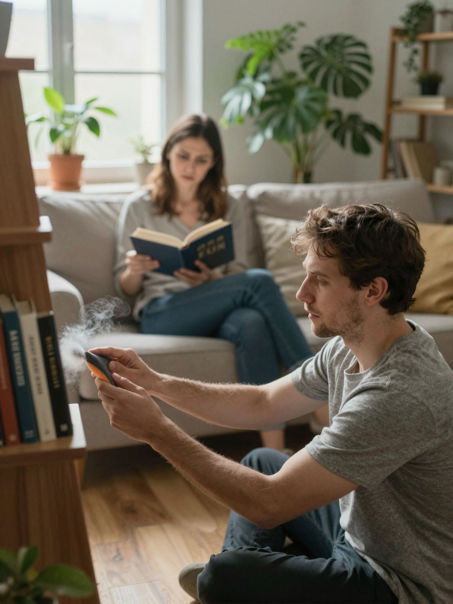 A beltéri légszennyezés a légzőszervi betegségek kockázatát növeli.