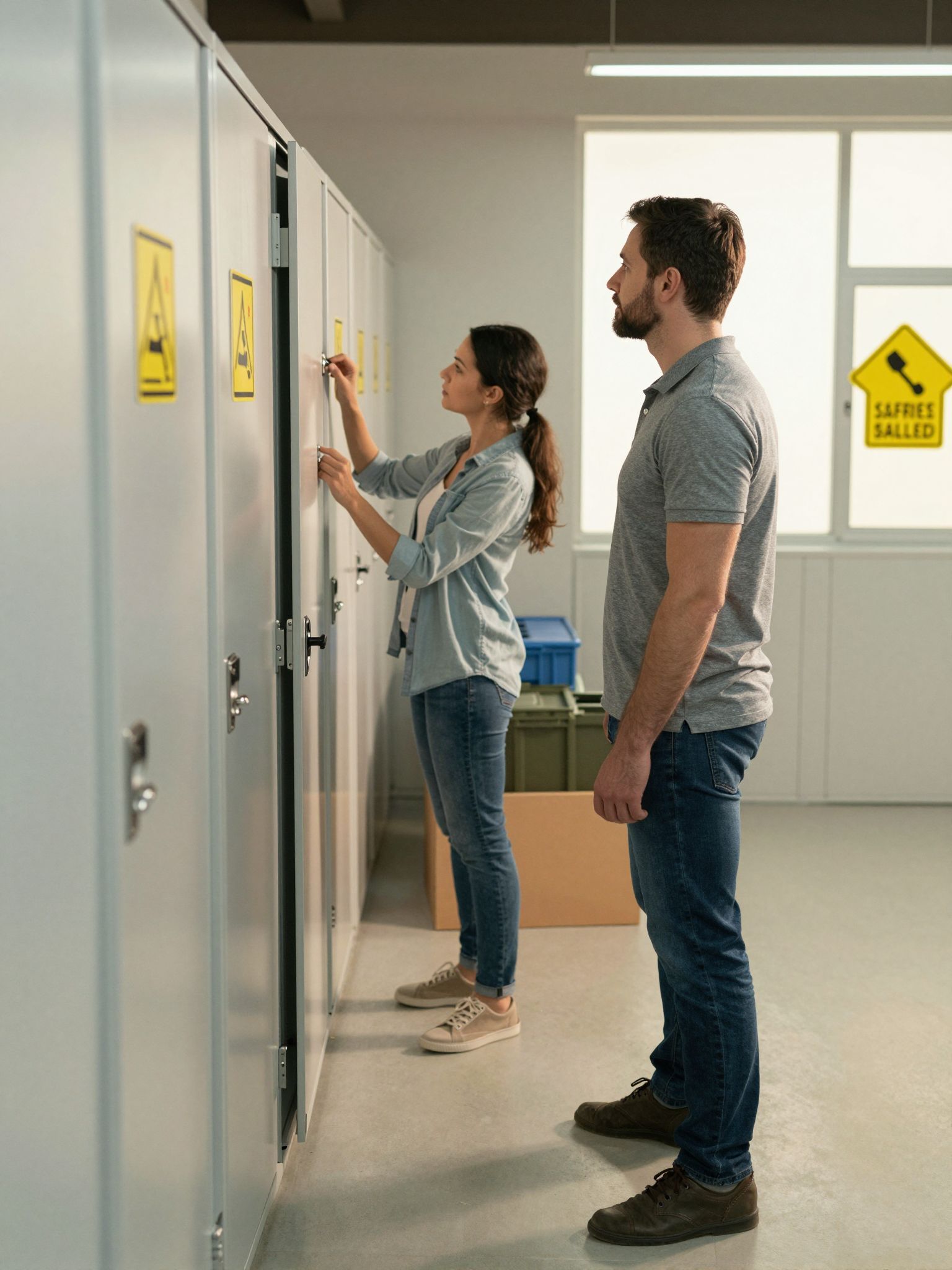 A lakatanyákban a biztonság kulcsfontosságú a tárolás során.