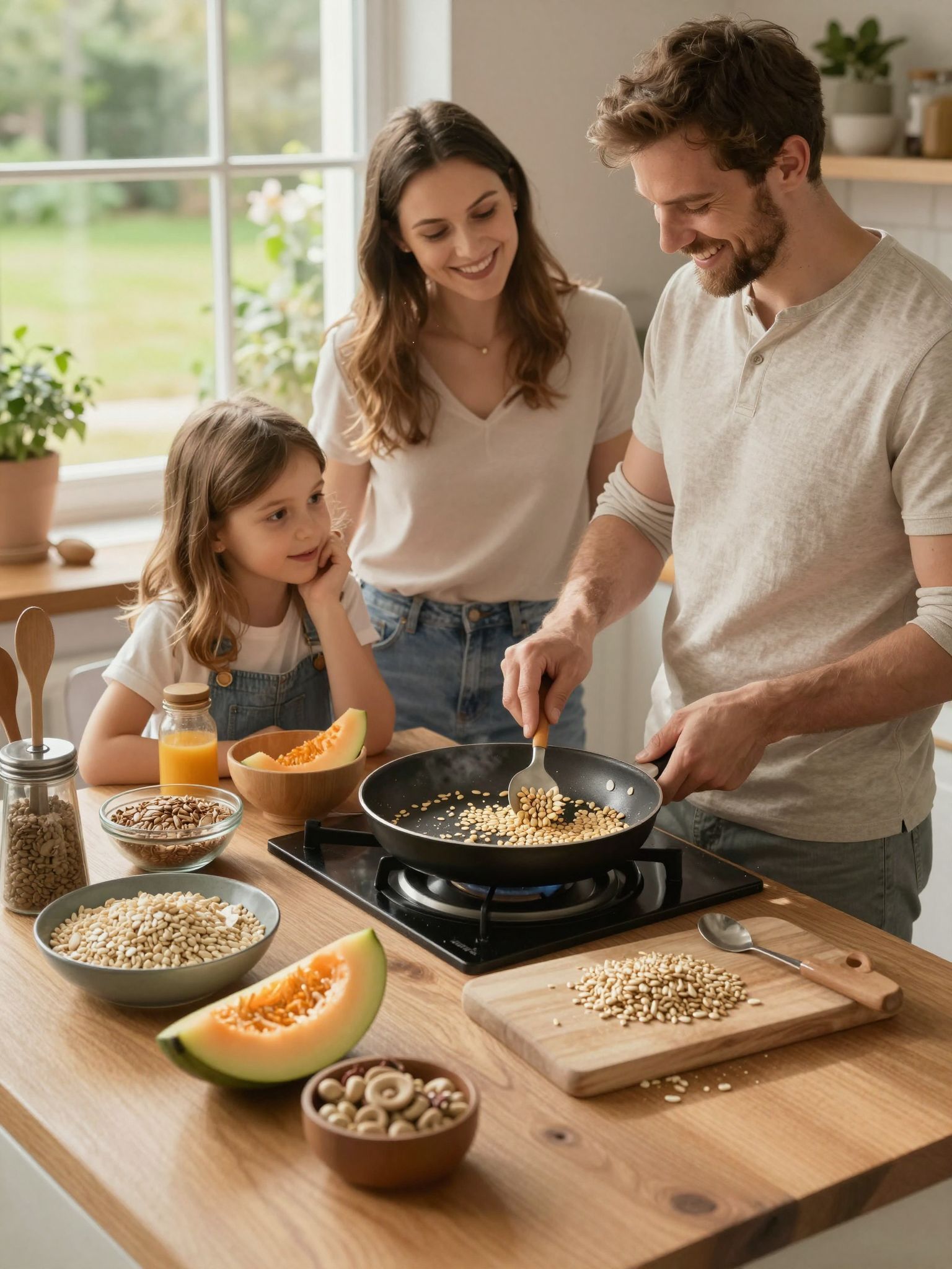 A pörkölt dinnyemag nagyszerű snack, tele tápanyaggal!