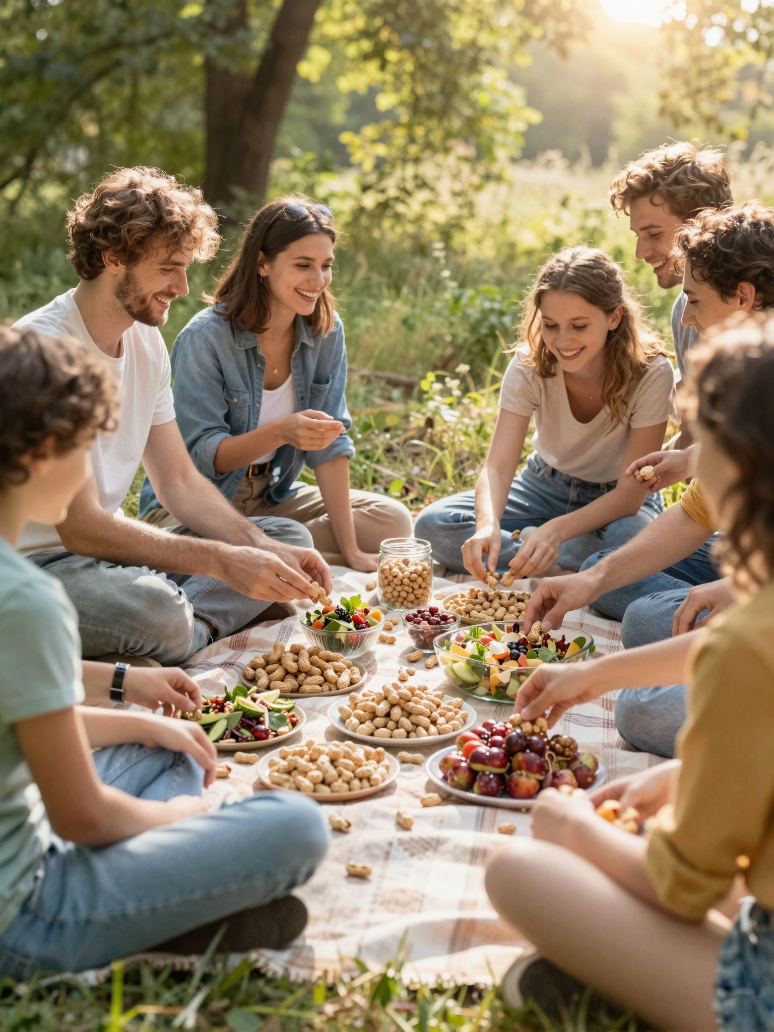 A földimogyoró gazdag rostokban, elősegítve az emésztést.