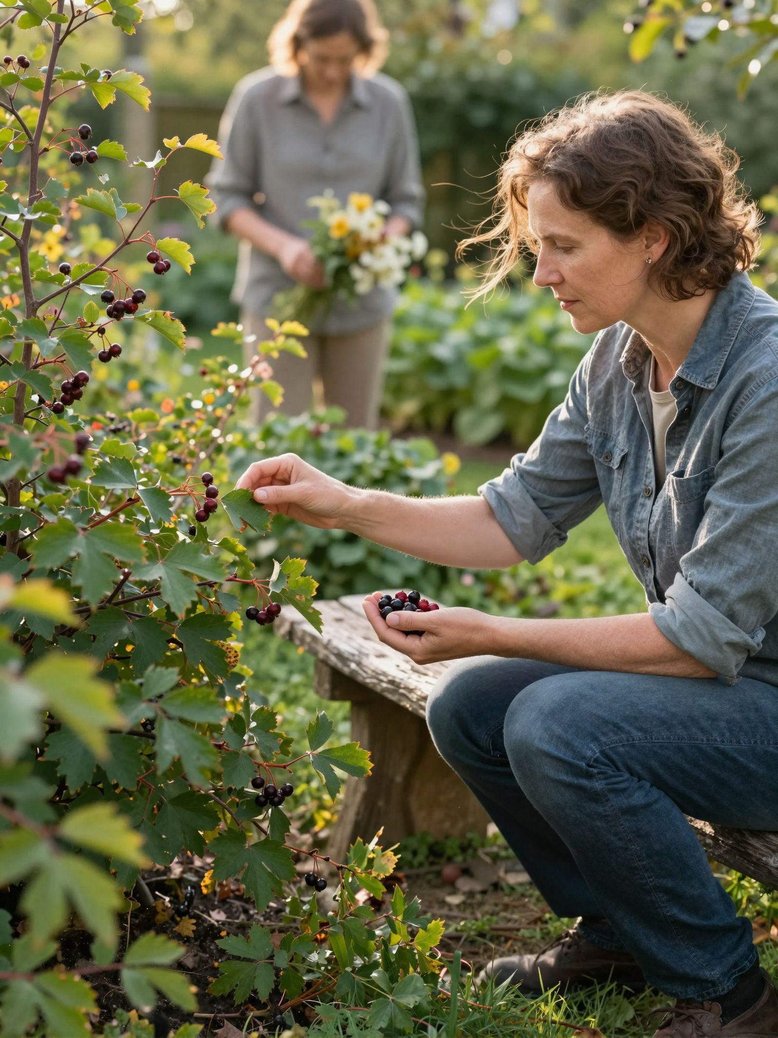 A galagonya termése szezonálisan gyűjthető, gyógynövény.