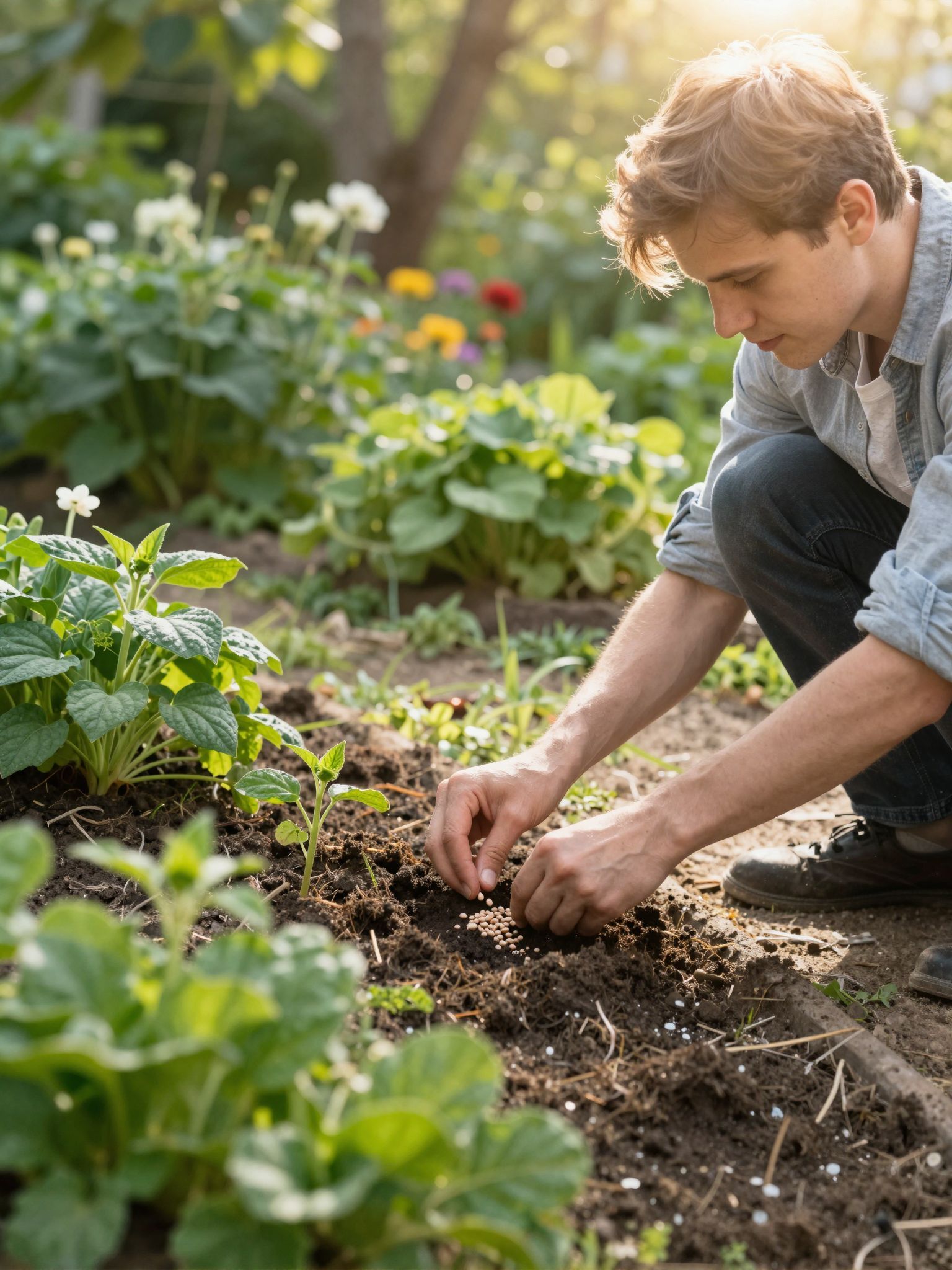A gibberellin elősegíti a magok csírázását és növekedését.