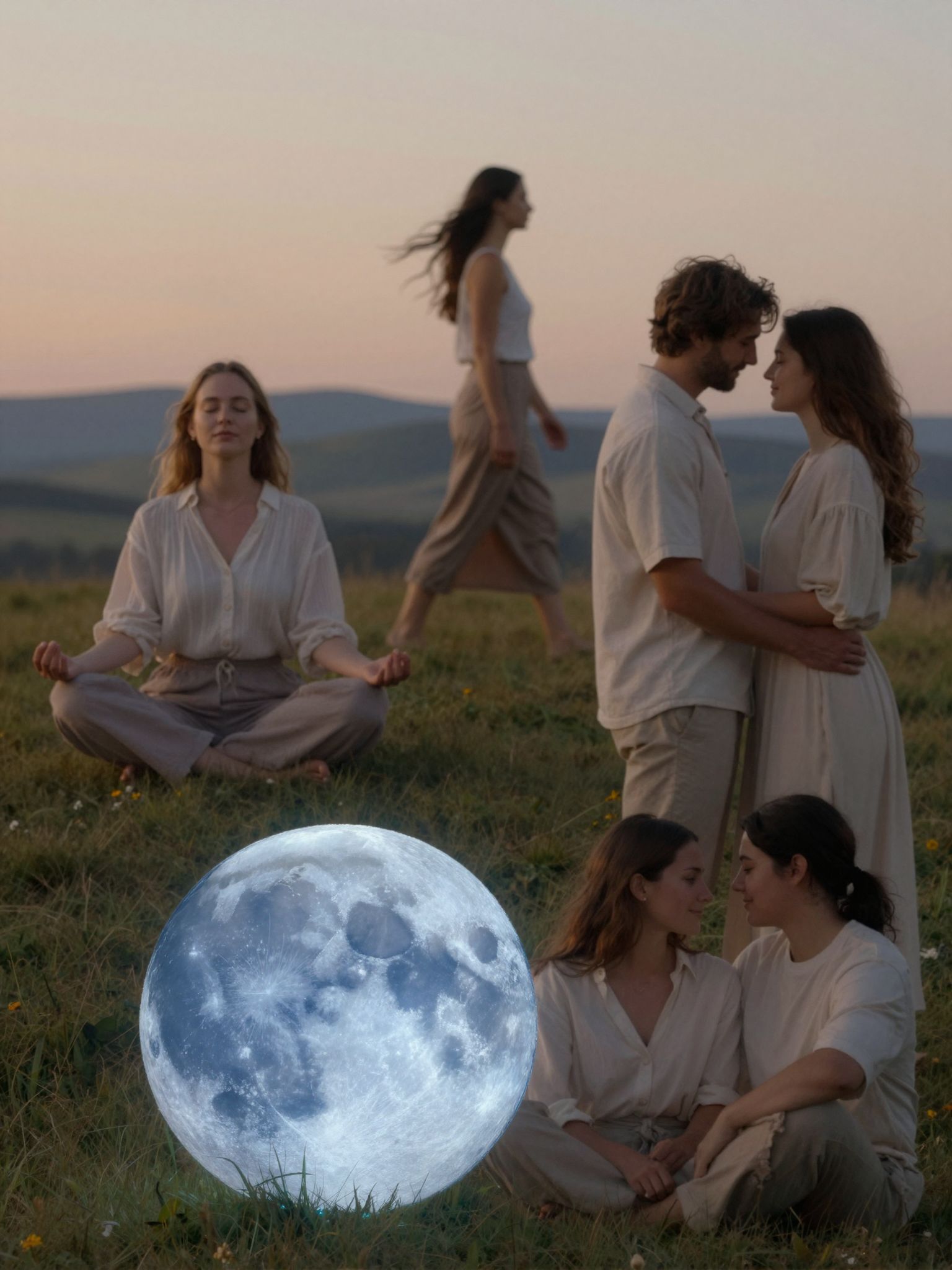 A kék holdkő segít a belső harmónia megteremtésében.