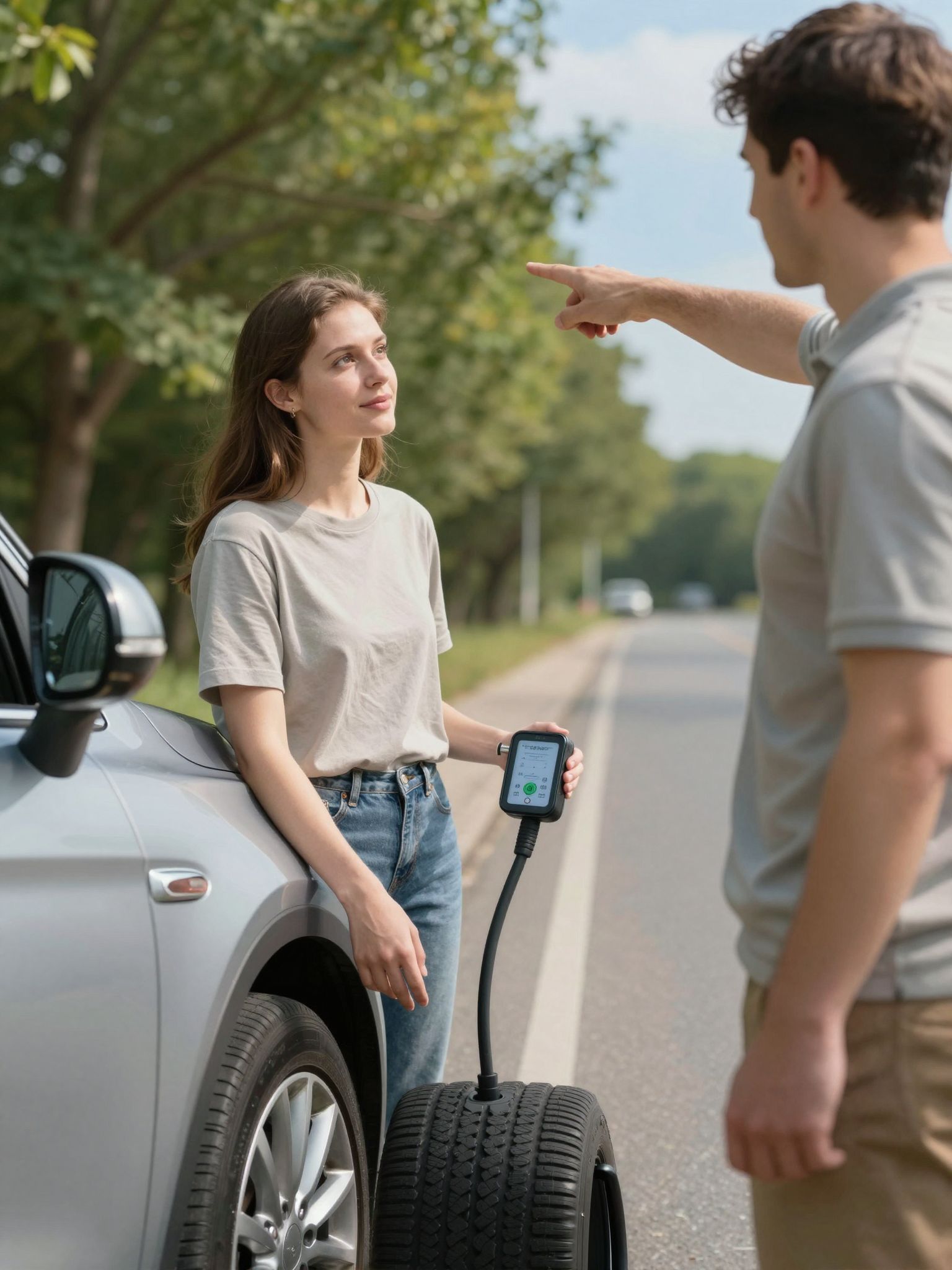 A közvetlen TPMS az abroncsok valós idejű nyomását méri.