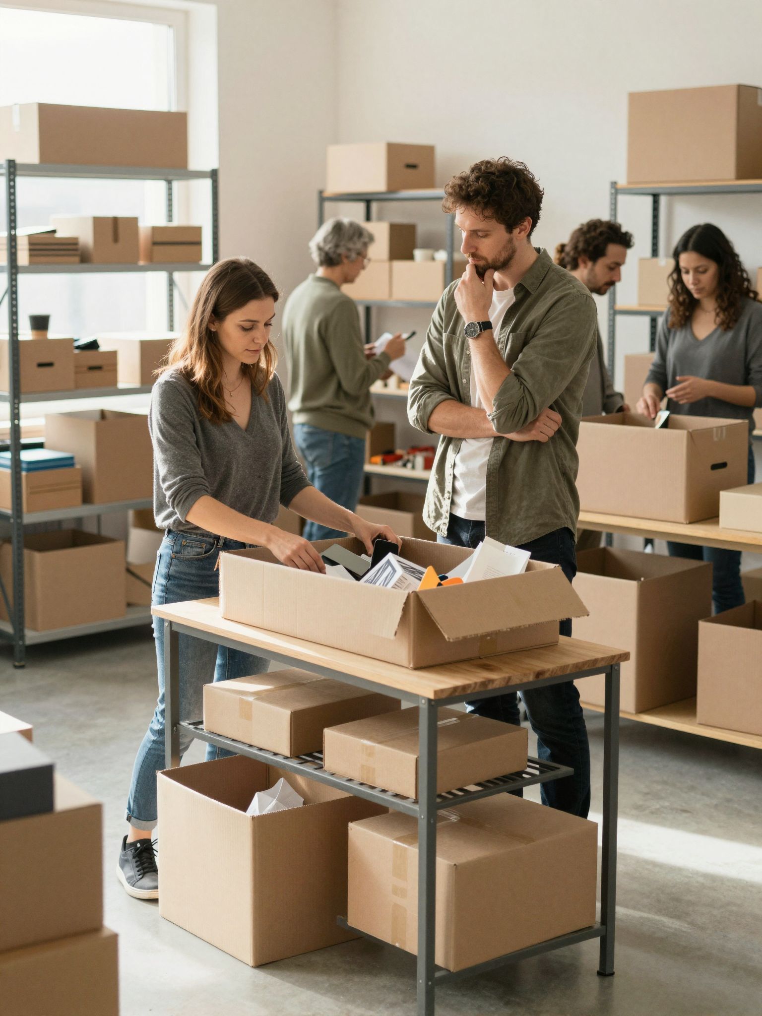 A költözés során ideiglenes tárolás hatékony megoldás.