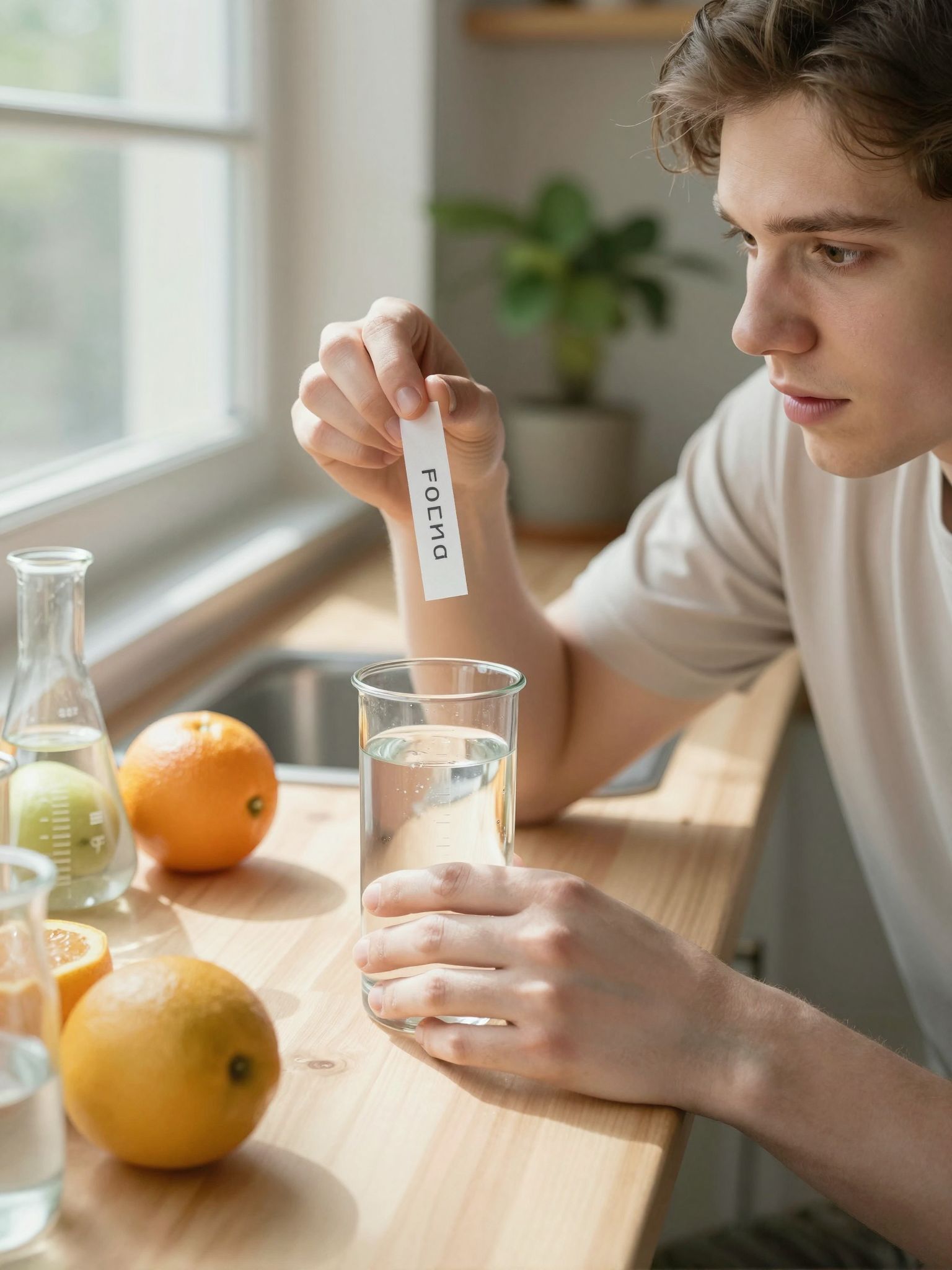 A lakmuszpapír színe savak esetén pirosra változik.