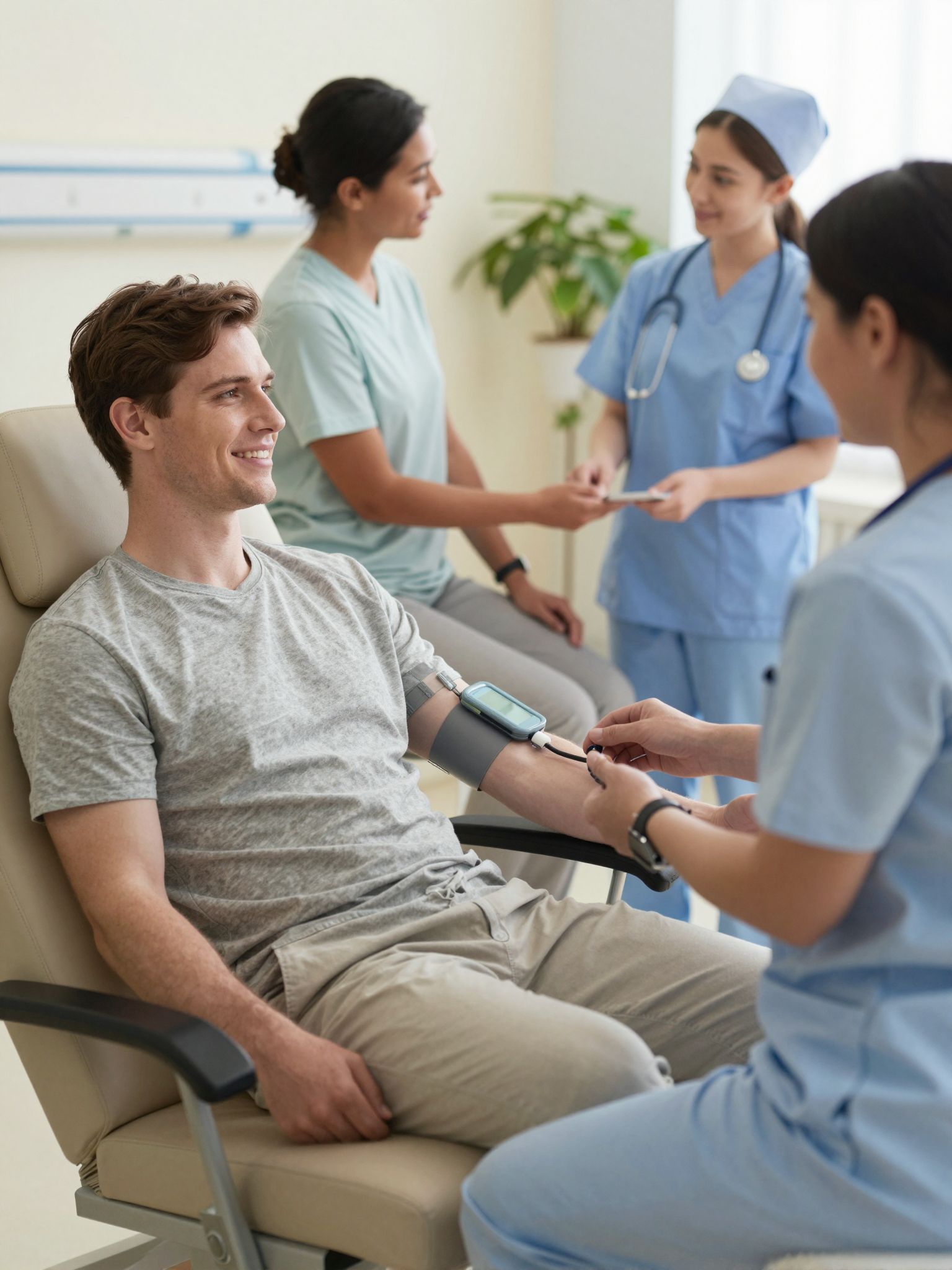 A plazmaadás során a vért folyékony részre választják szét.