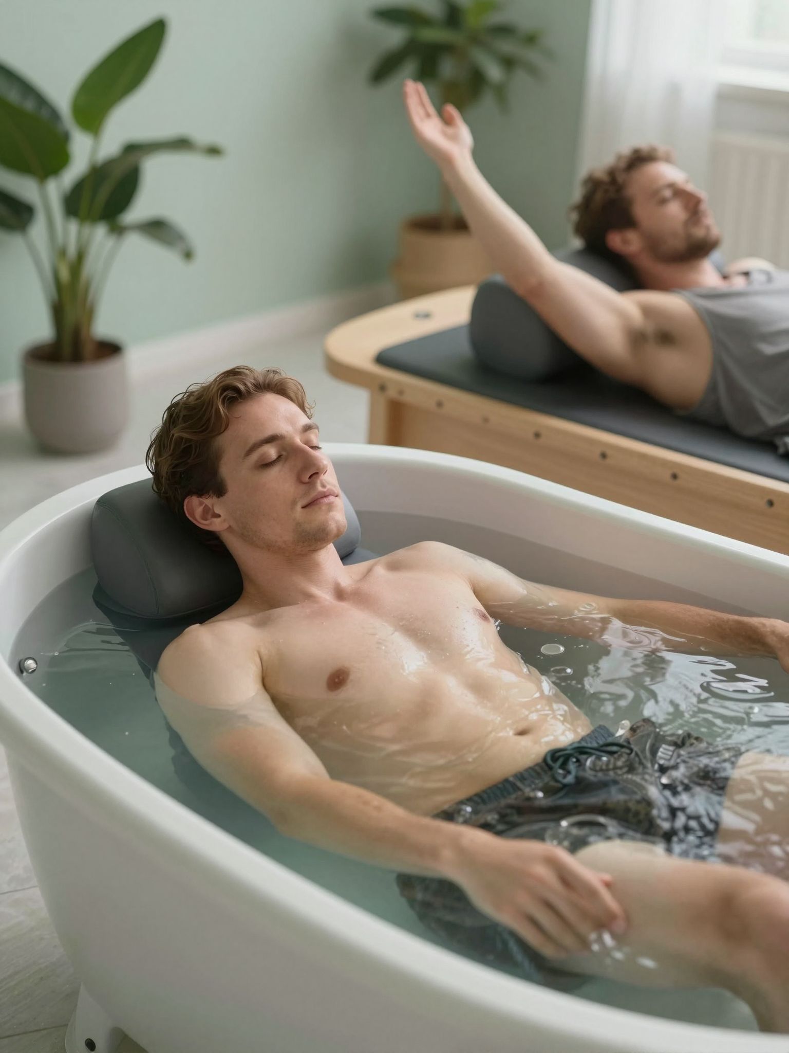 A súlyfürdő fokozza a gyógytorna hatékonyságát.