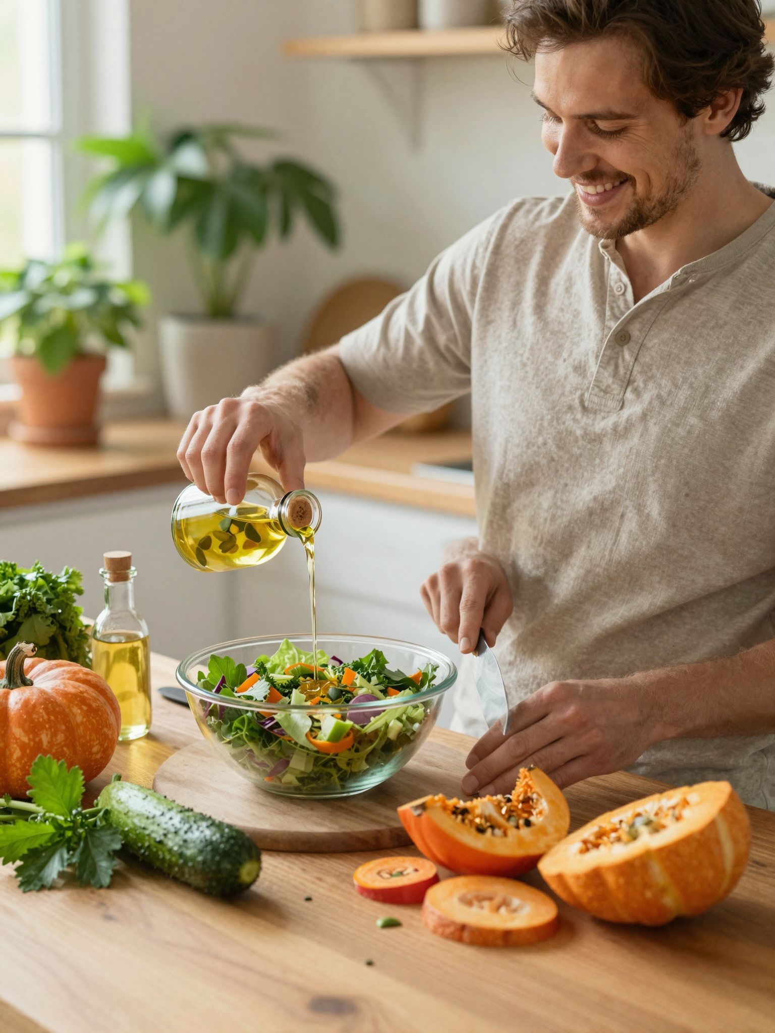 A tökmagolaj serkenti a bélflóra egészséges működését.