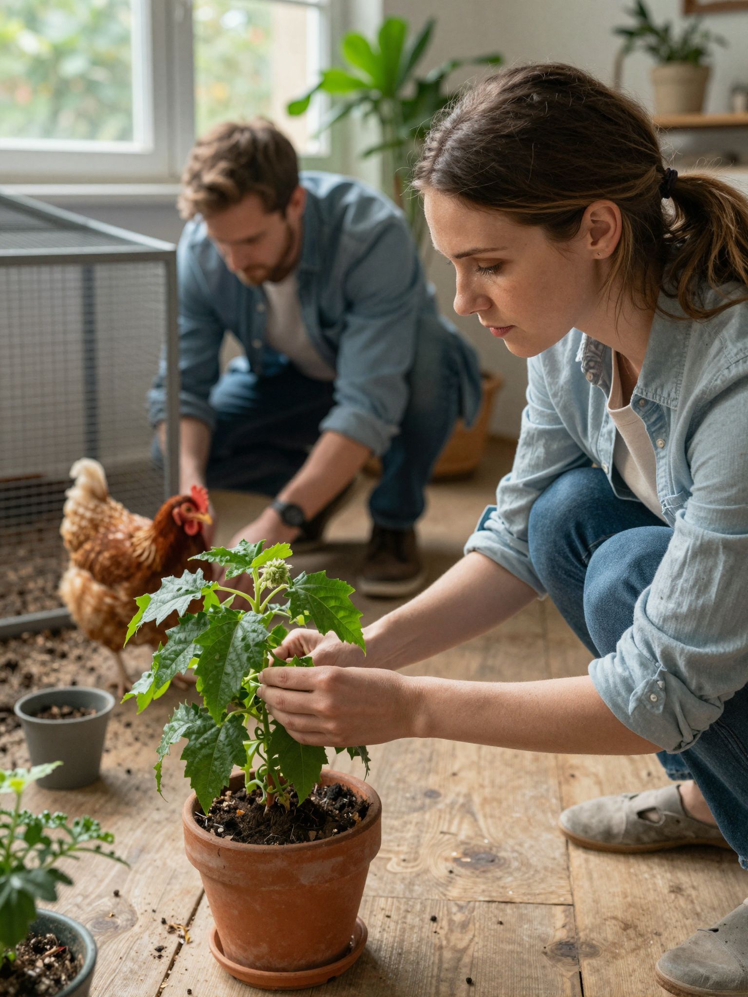A tyúktetű petéje gyorsan kibújik, néhány nap alatt.