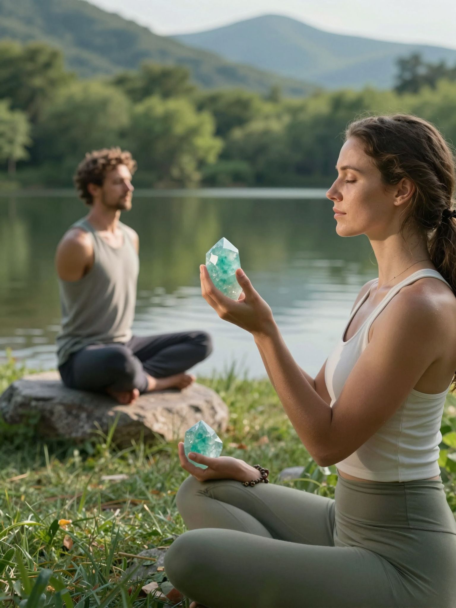 Az akvamarin víz eleméhez és tisztaságához kapcsolódik.