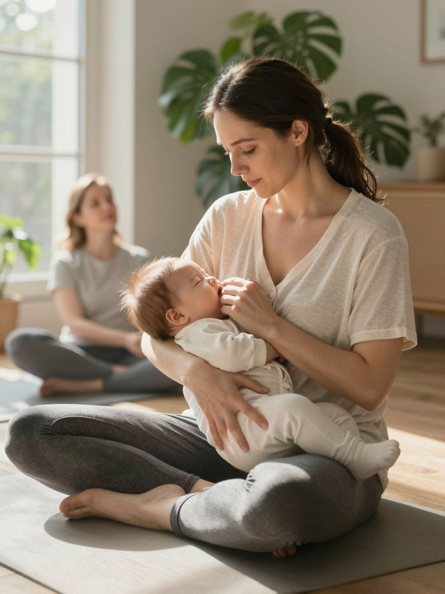A szoptatás erősíti az anyai immunrendszert a csecsemővédelme érdekében.