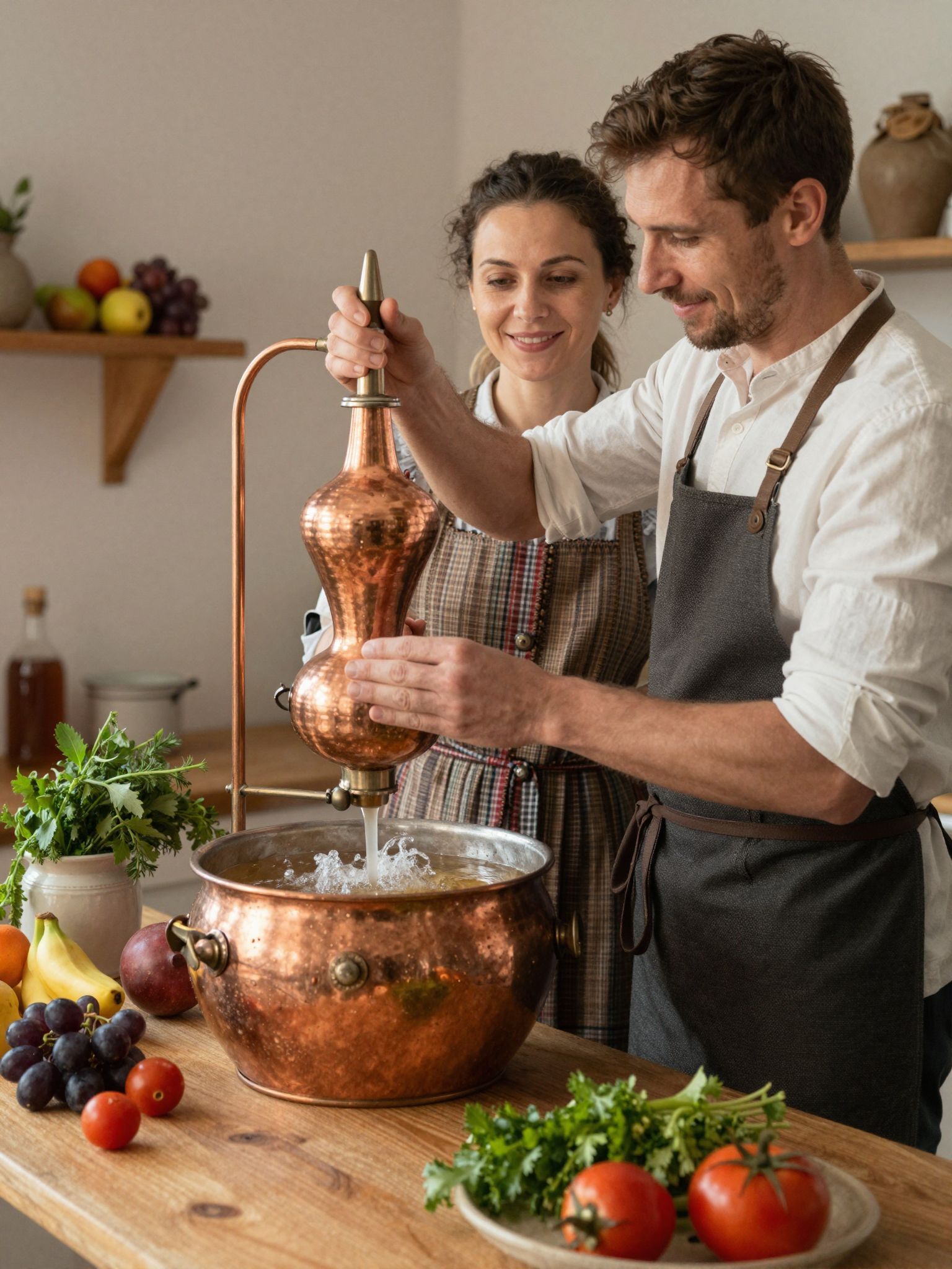Az aromatorony fokozza a pálinka ízélményét és tisztaságát.