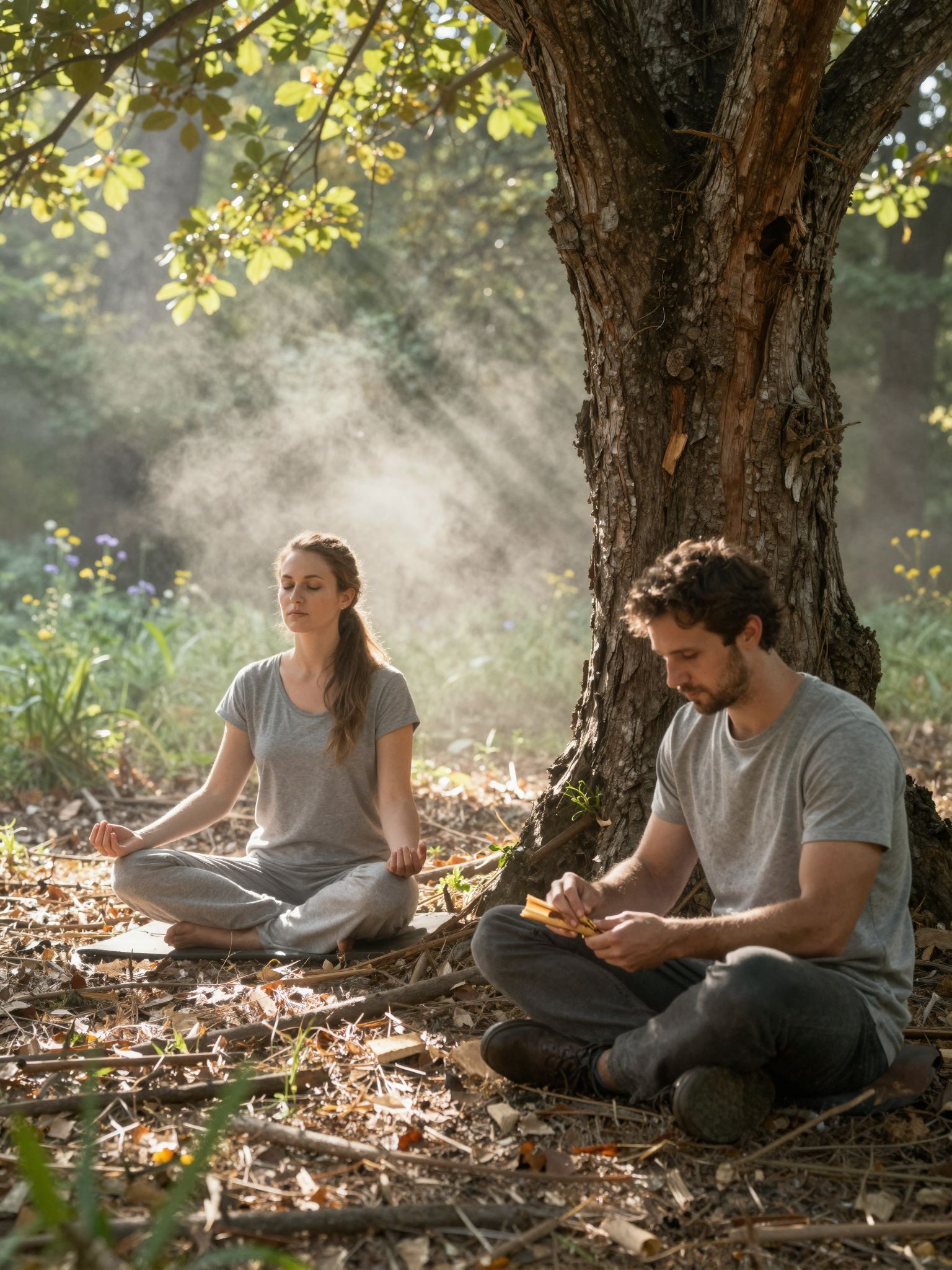 A szantálfa aromája meditációt és békét segít elő.