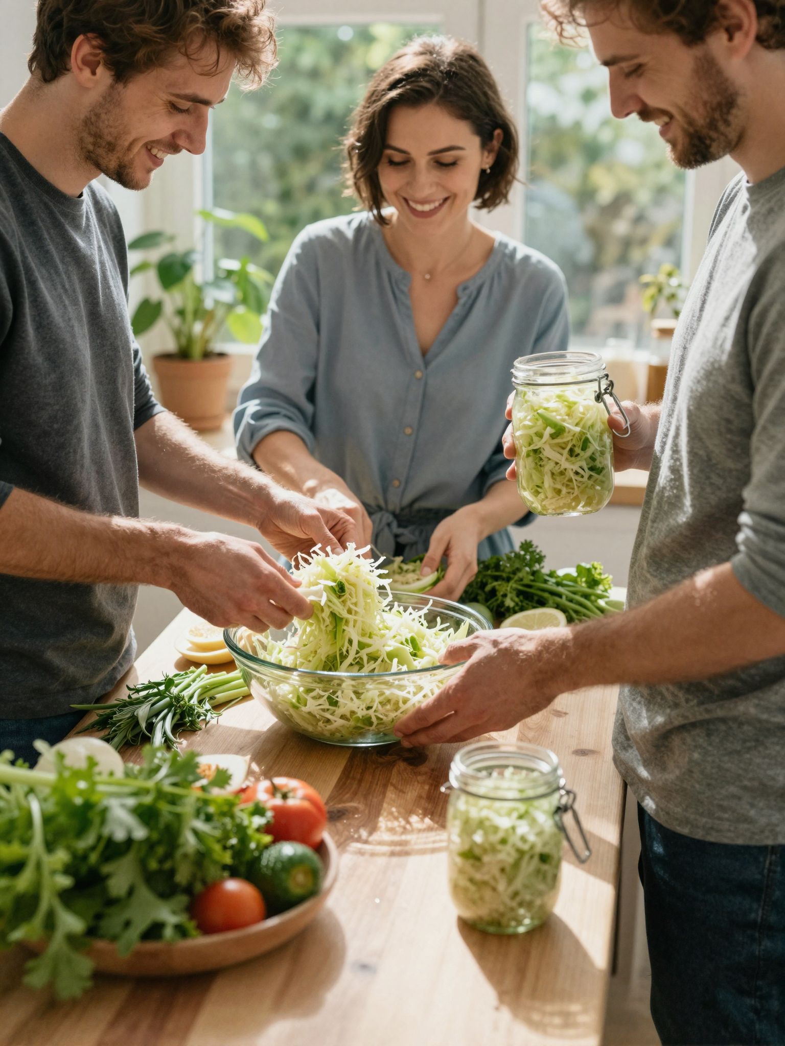A savanyú káposzta probiotikumai erősítik az immunrendszert.