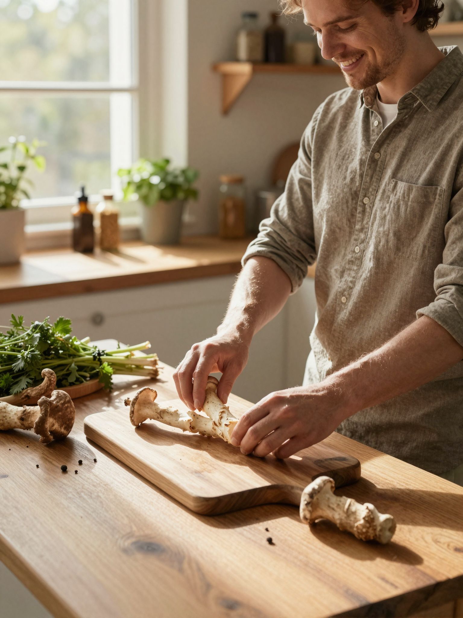 Az ördögszekér gomba kiválóan ízesíti az ételeket.