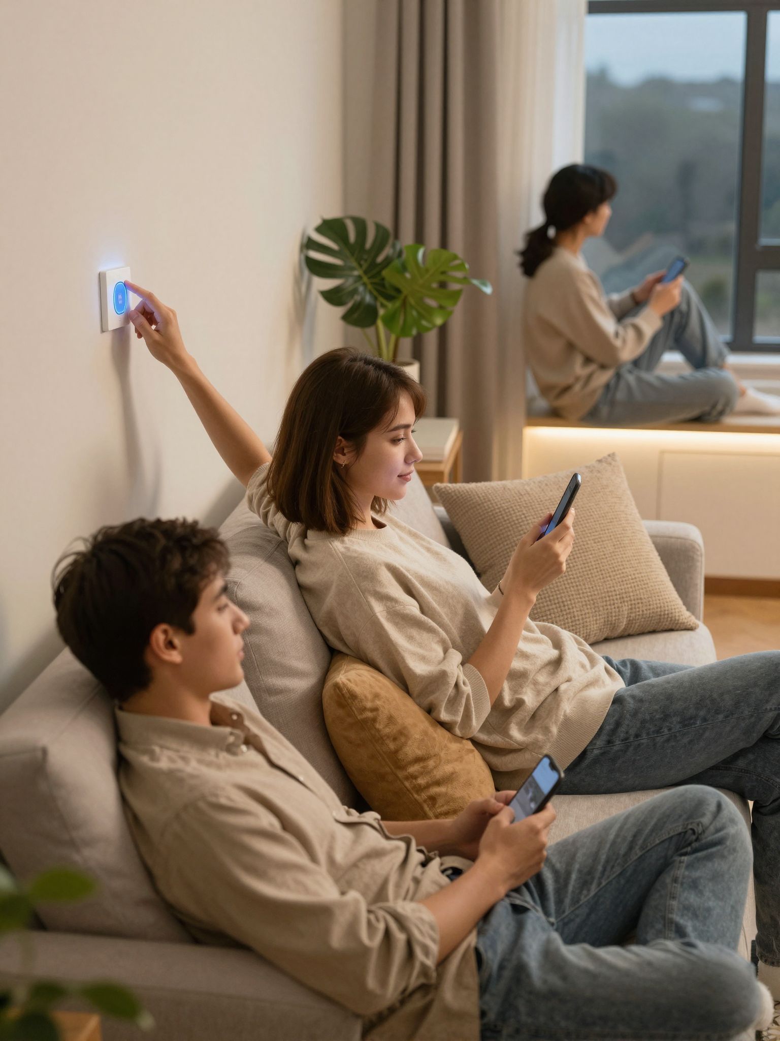 A okoskapcsolók titkosítják az adatforgalmat a biztonság érdekében.