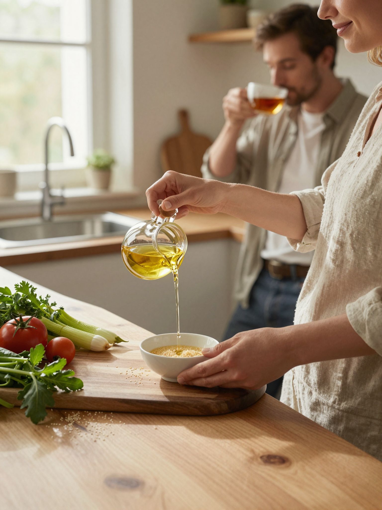A szezámolaj gazdag antioxidánsokban és gyulladáscsökkentő hatású.