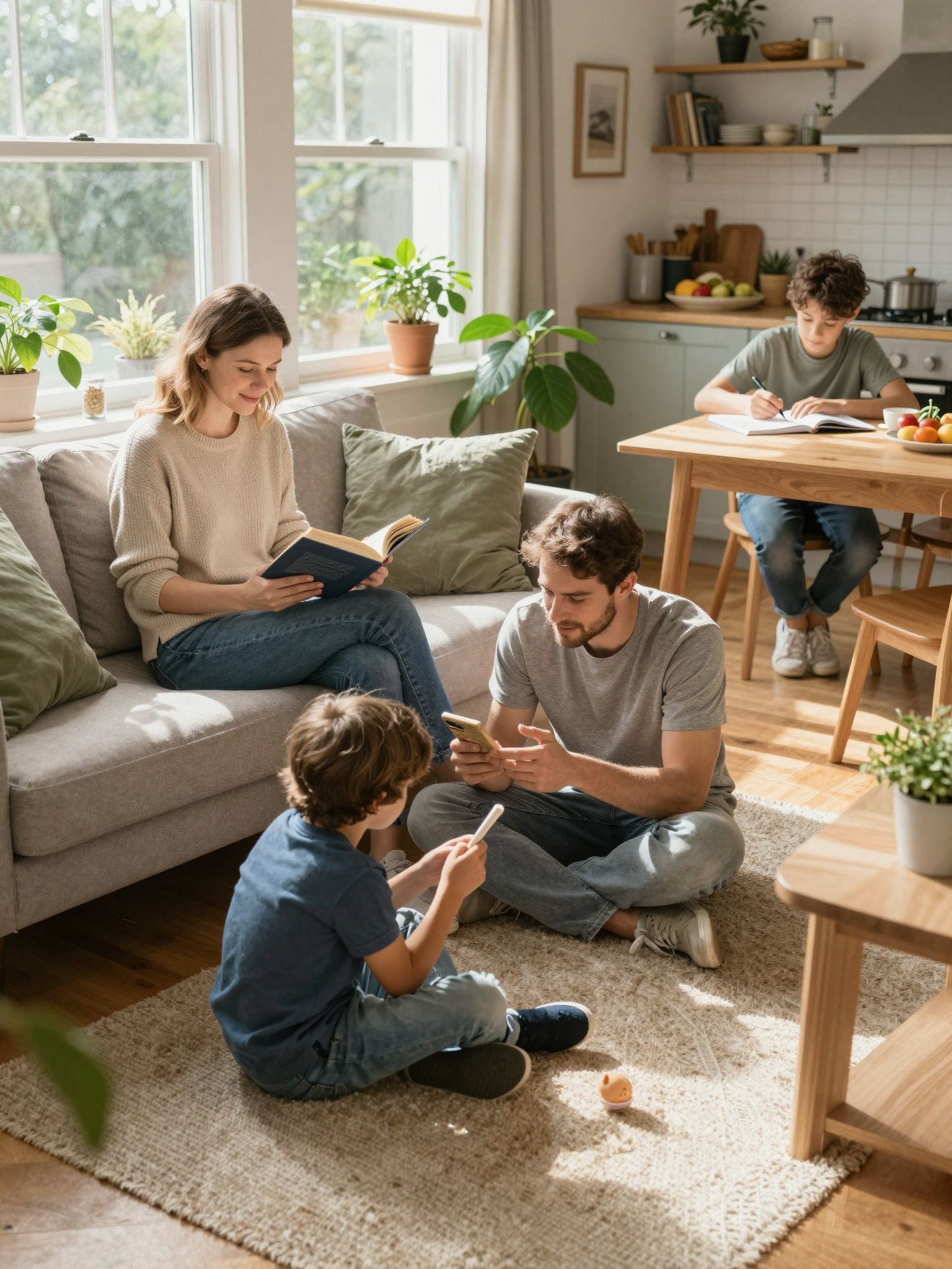 A családi házak nagyobb térrel és privát szférával rendelkeznek.
