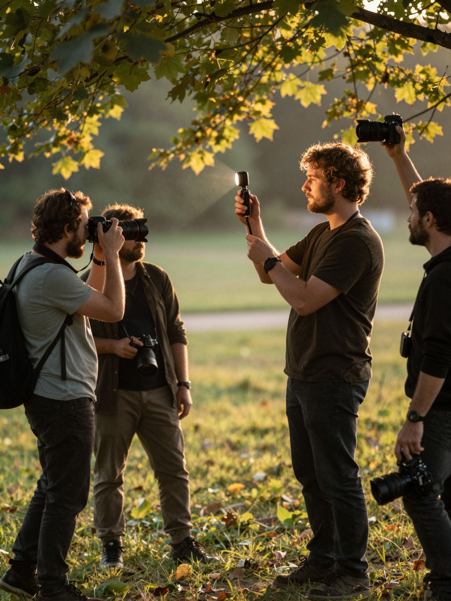 A reflektált fény mérése az elkészült kép színét befolyásolja.