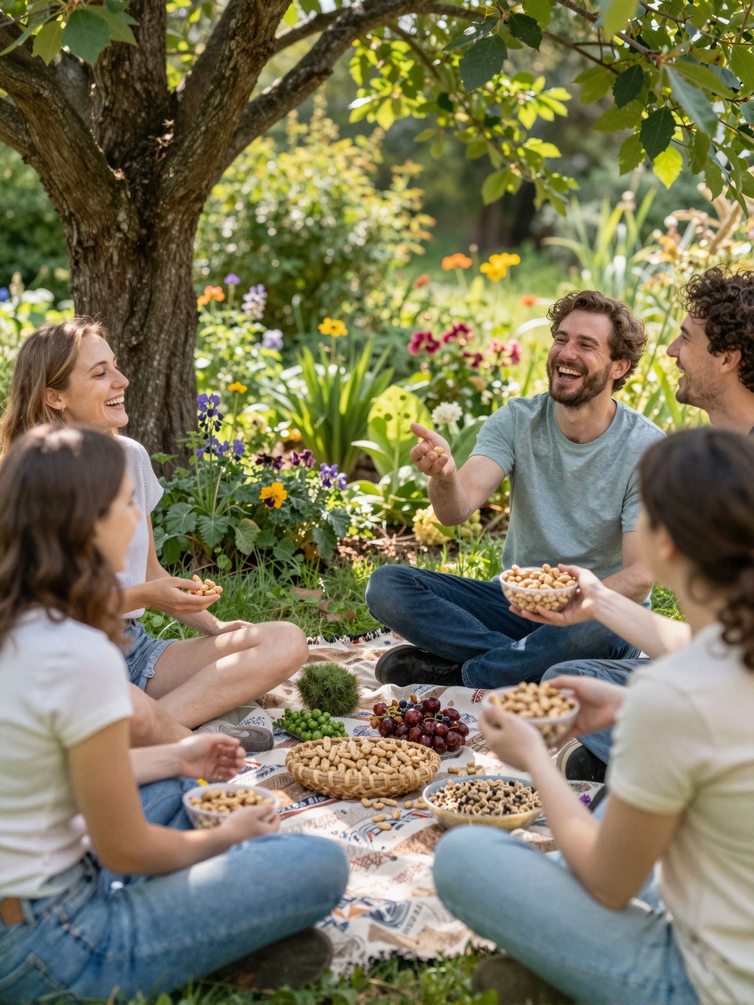 A földimogyoró gazdag prebiotikumokban, támogatója a bélmikrobiomnak.