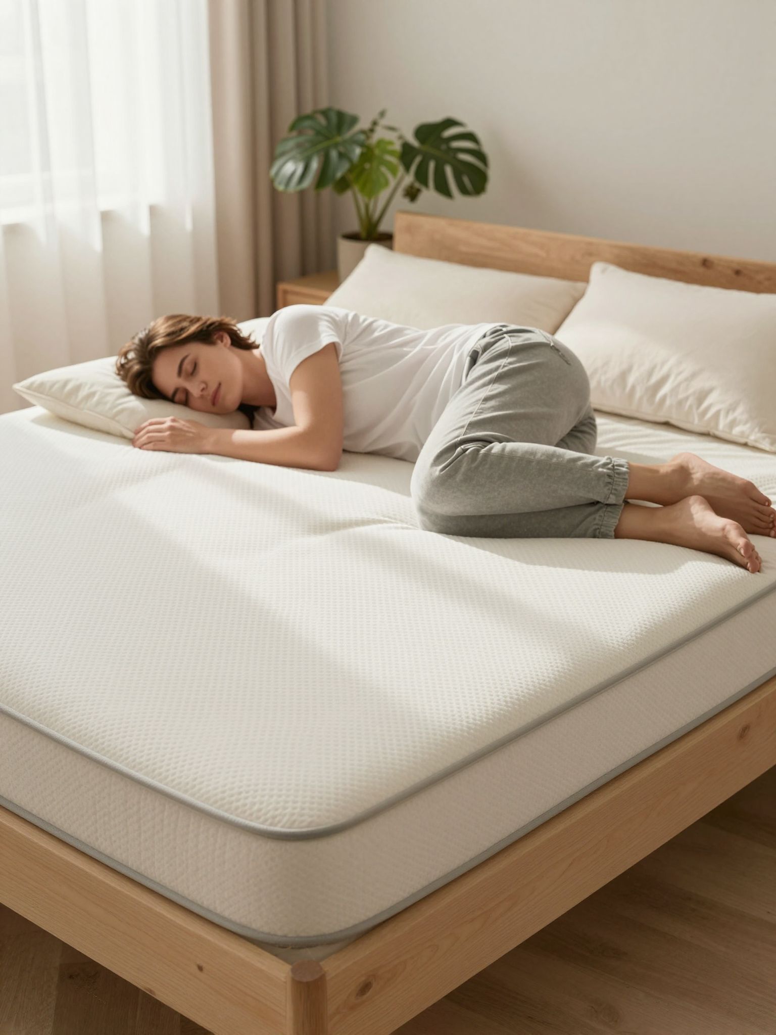 A hideghab matrac segíti a gerinc helyes tartását.