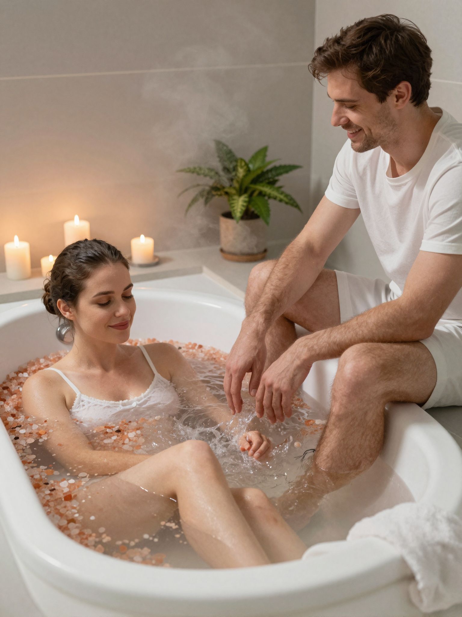 A himalájai sófürdő segíthet a légutak tisztításában.