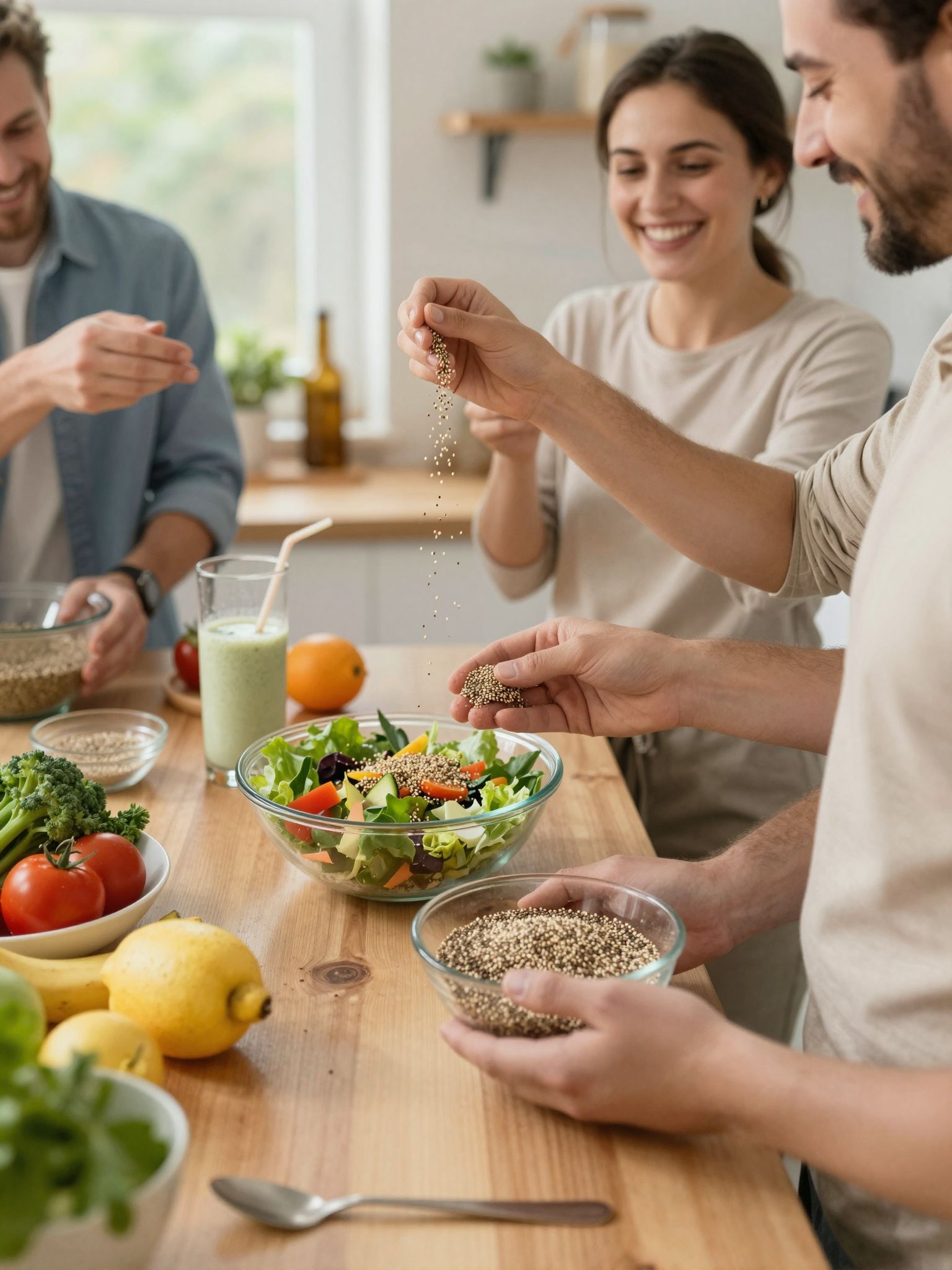 Kendermagot salátákhoz, smoothie-hoz és joghurtokhoz adhatunk.