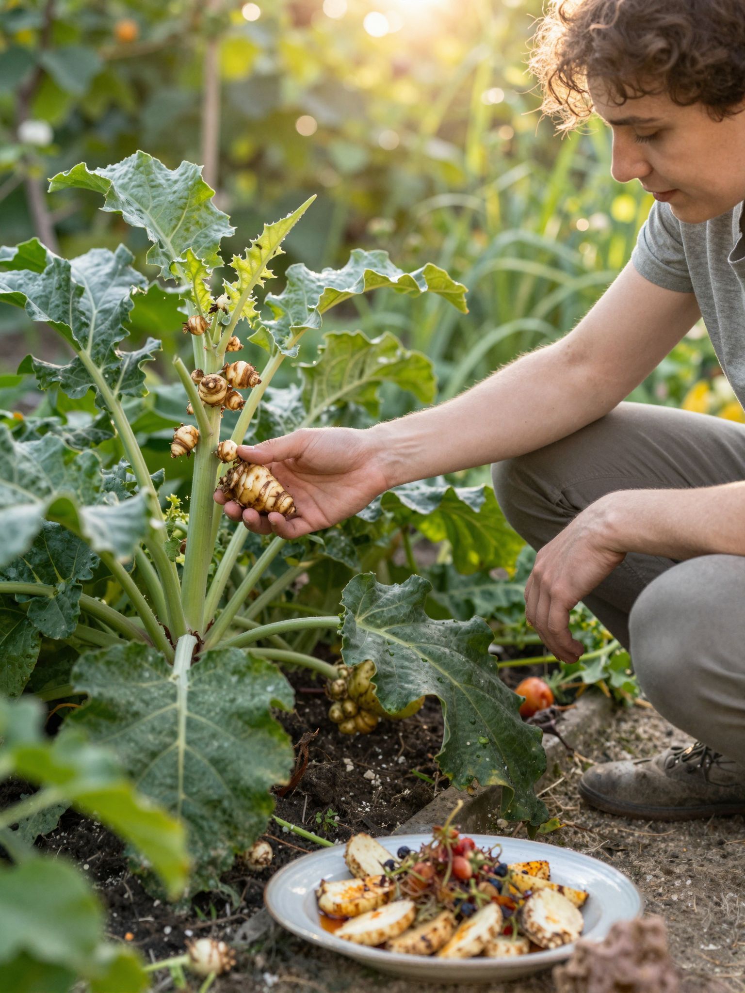 A csicsóka inulintartalma jótékonyan hat a bélflórára.
