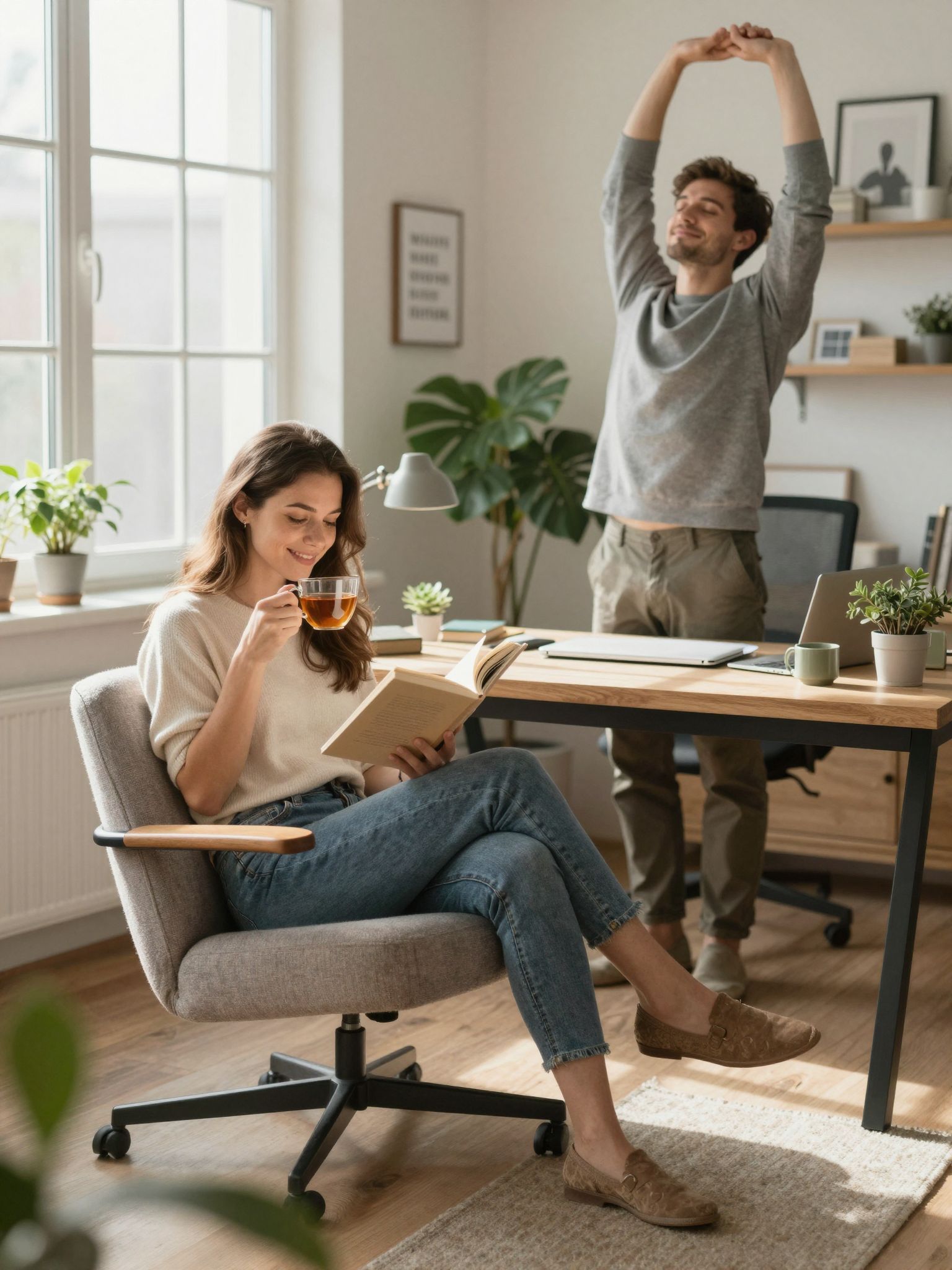 Az otthoni munka erősíti a mentális egészséget.