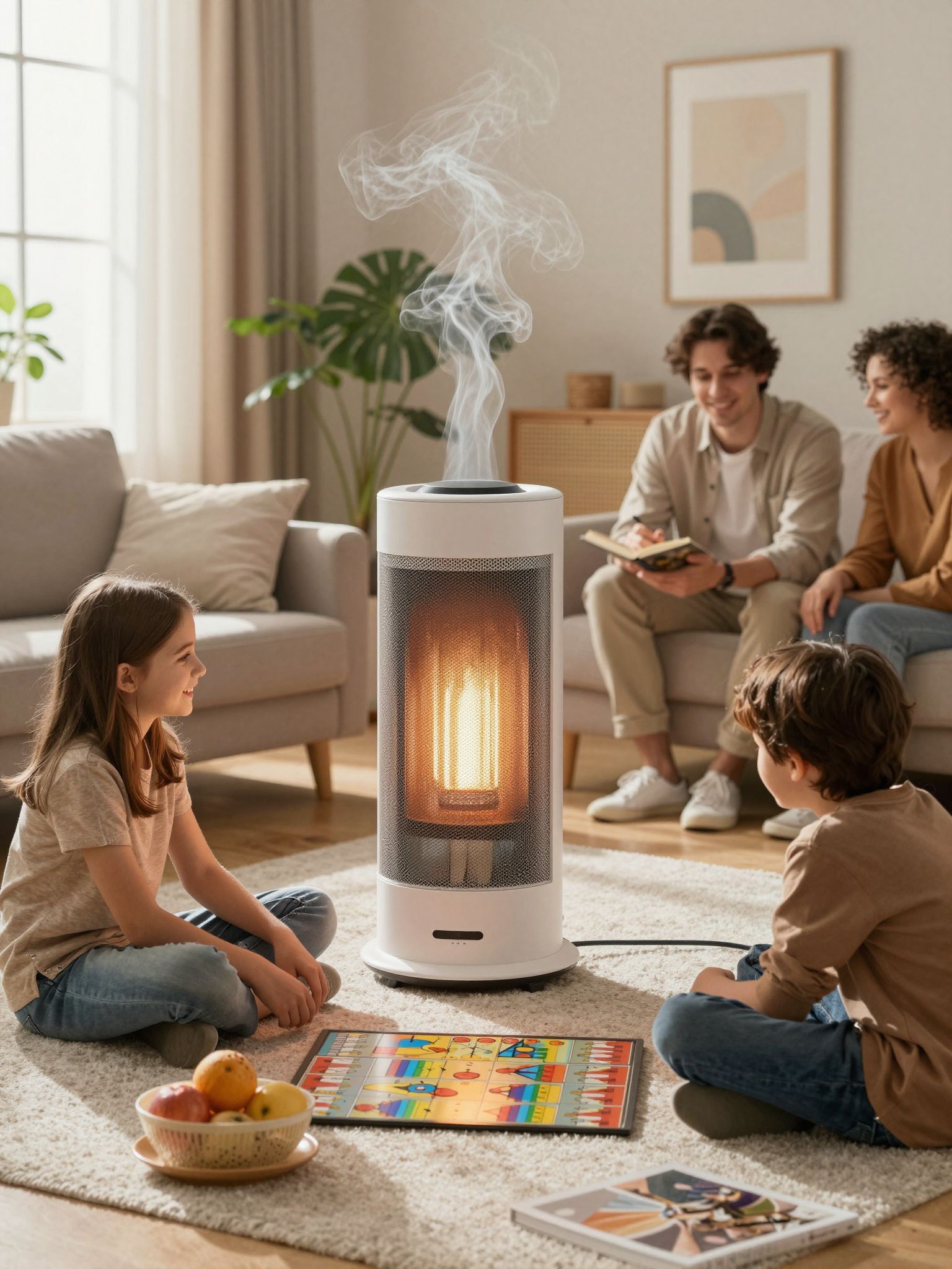 A hőlégbefúvás javítja a levegő minőségét és komfortérzetet.