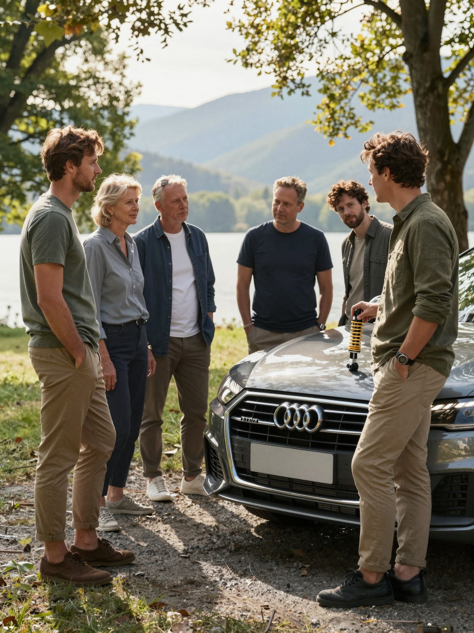 Az A6, Q7 és Q8 modellek légrugósak lehetnek.