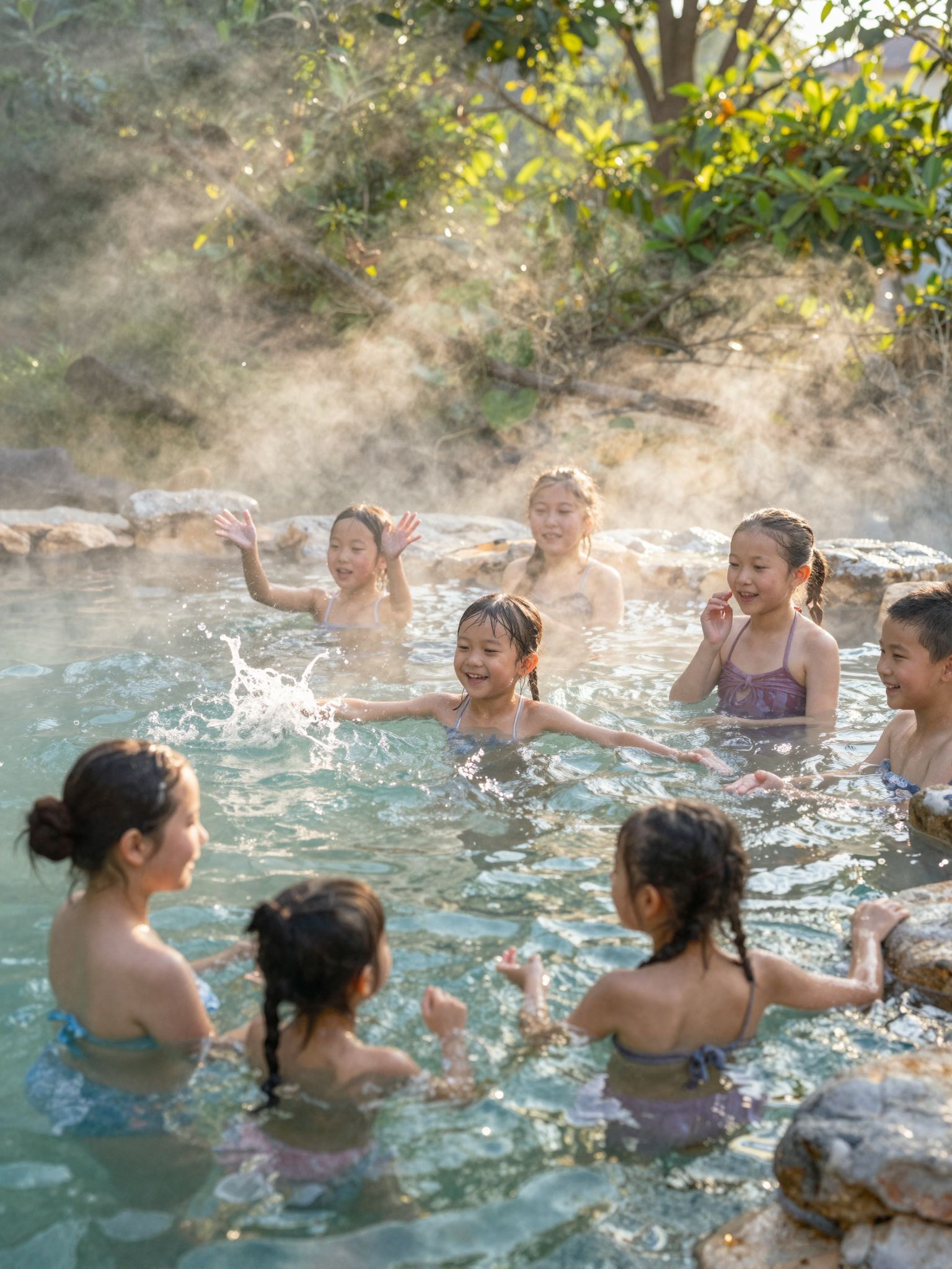 A termálvíz segíti a gyerekek immunrendszerének fejlődését.