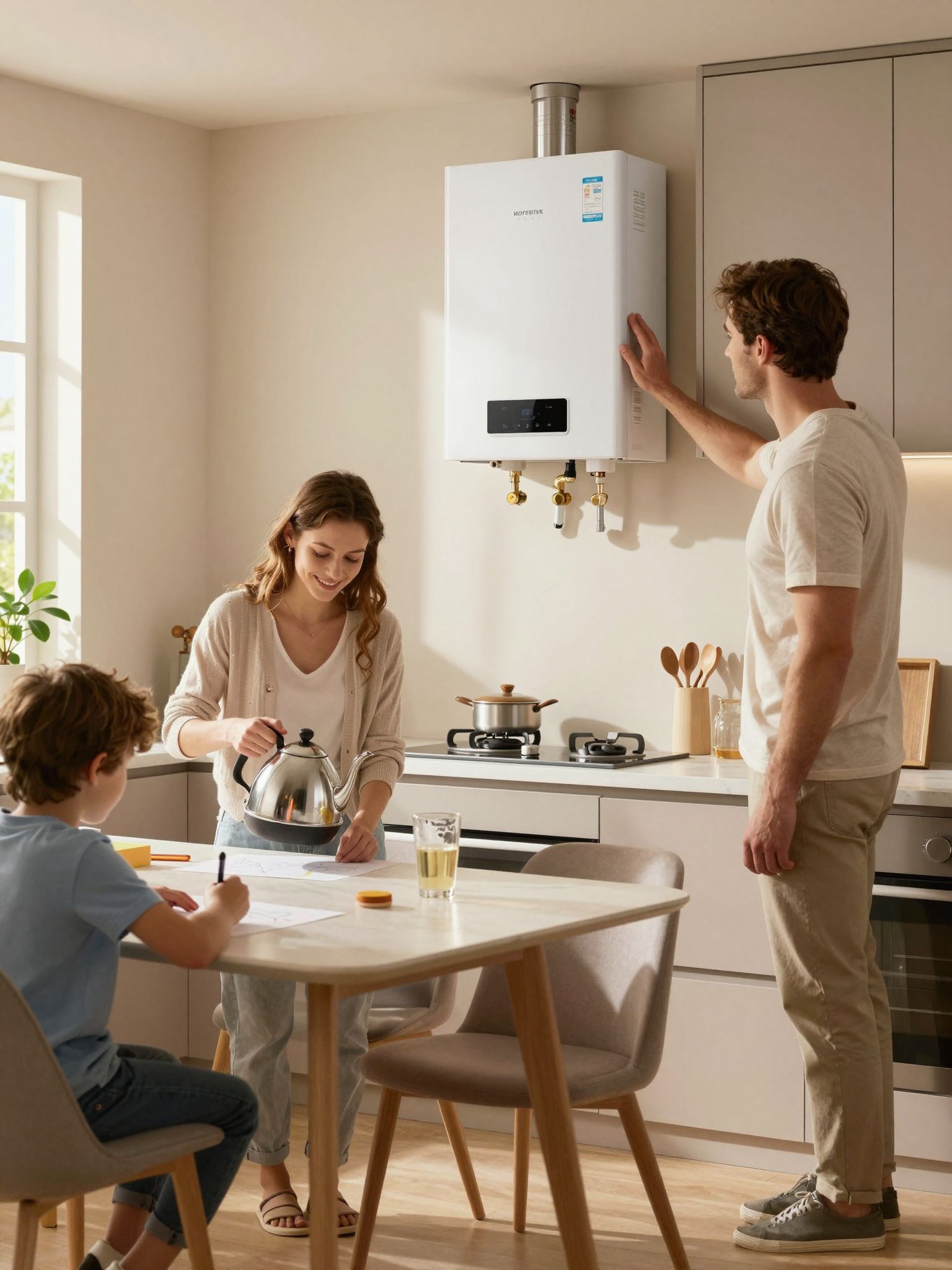 A hőcserélős bojler csökkenti a rezsit és növeli a komfortot.