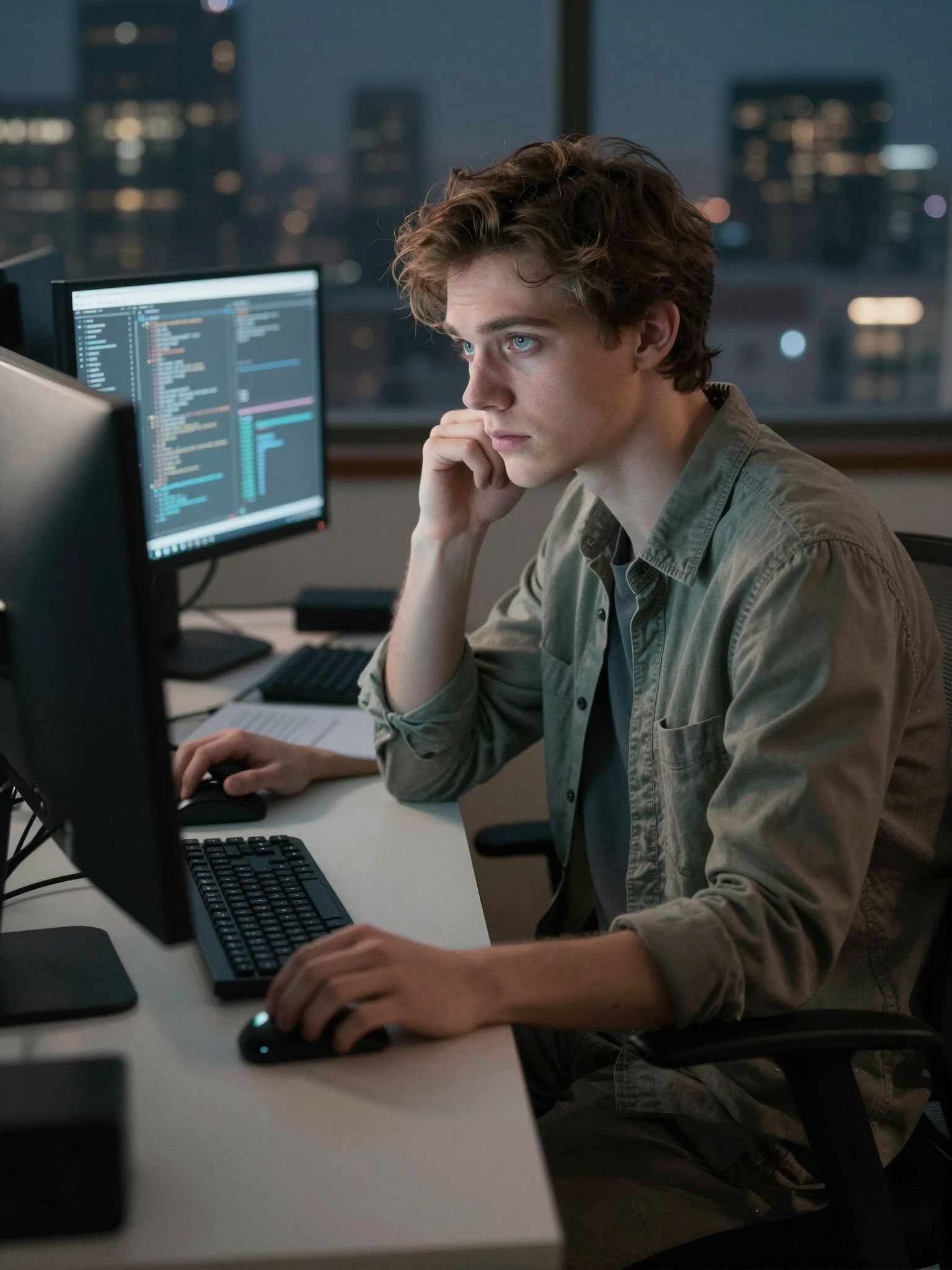 Miguel Herrán karaktere a hacker lét izgalmait éli.